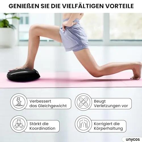 Cojines de equilibrio yoga basic Negro 3/7