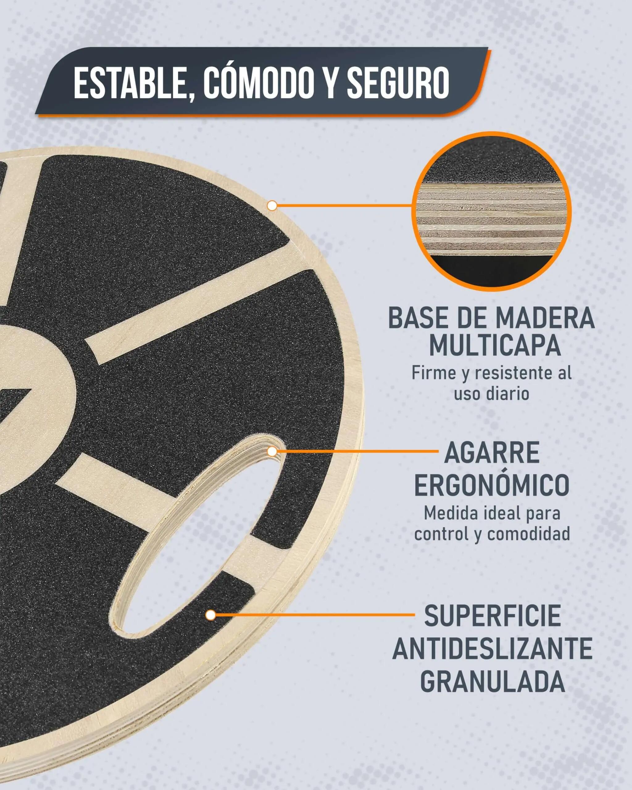 Unycos Balance board con Agarre 3/7
