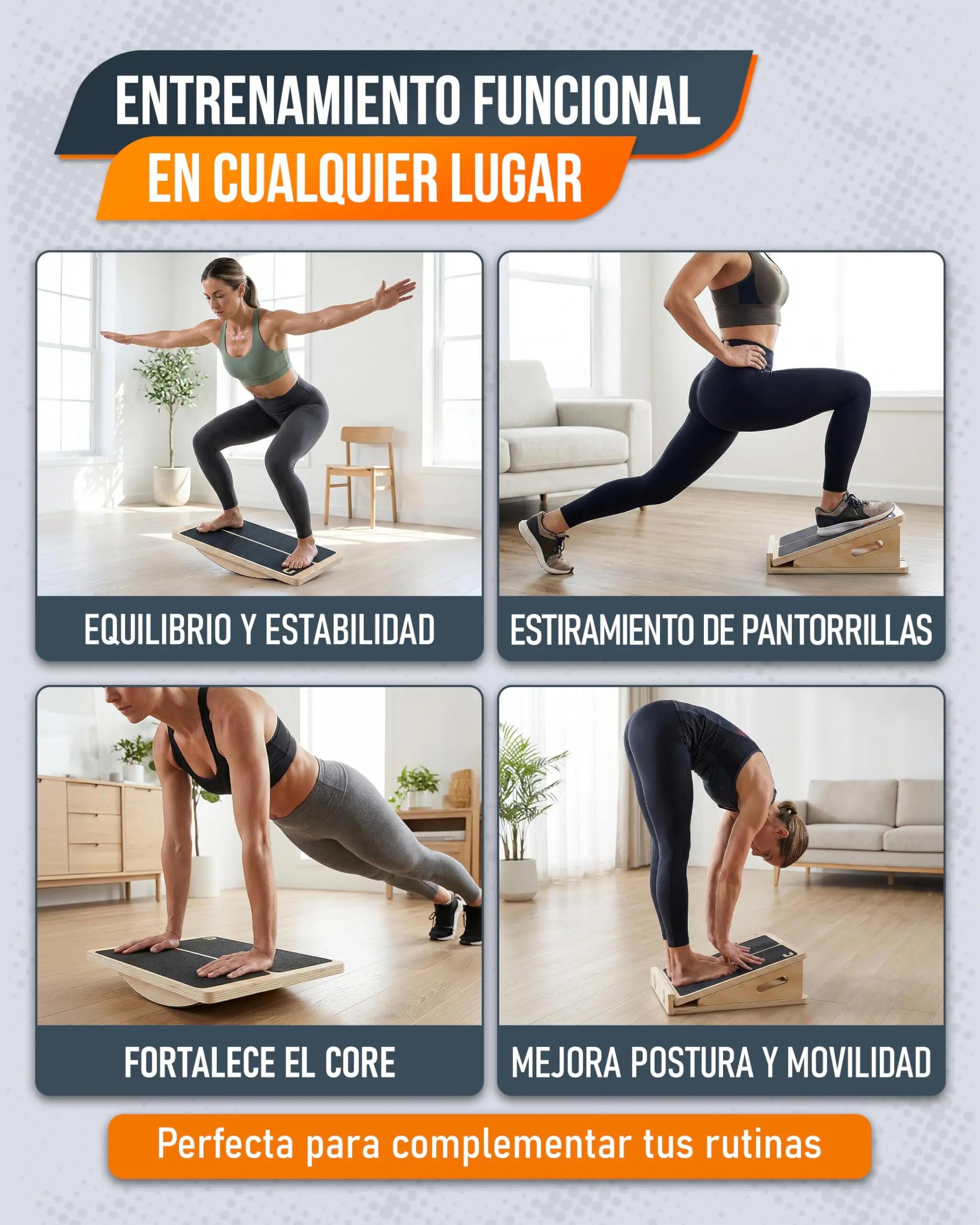 Balance board inclinada 5/8