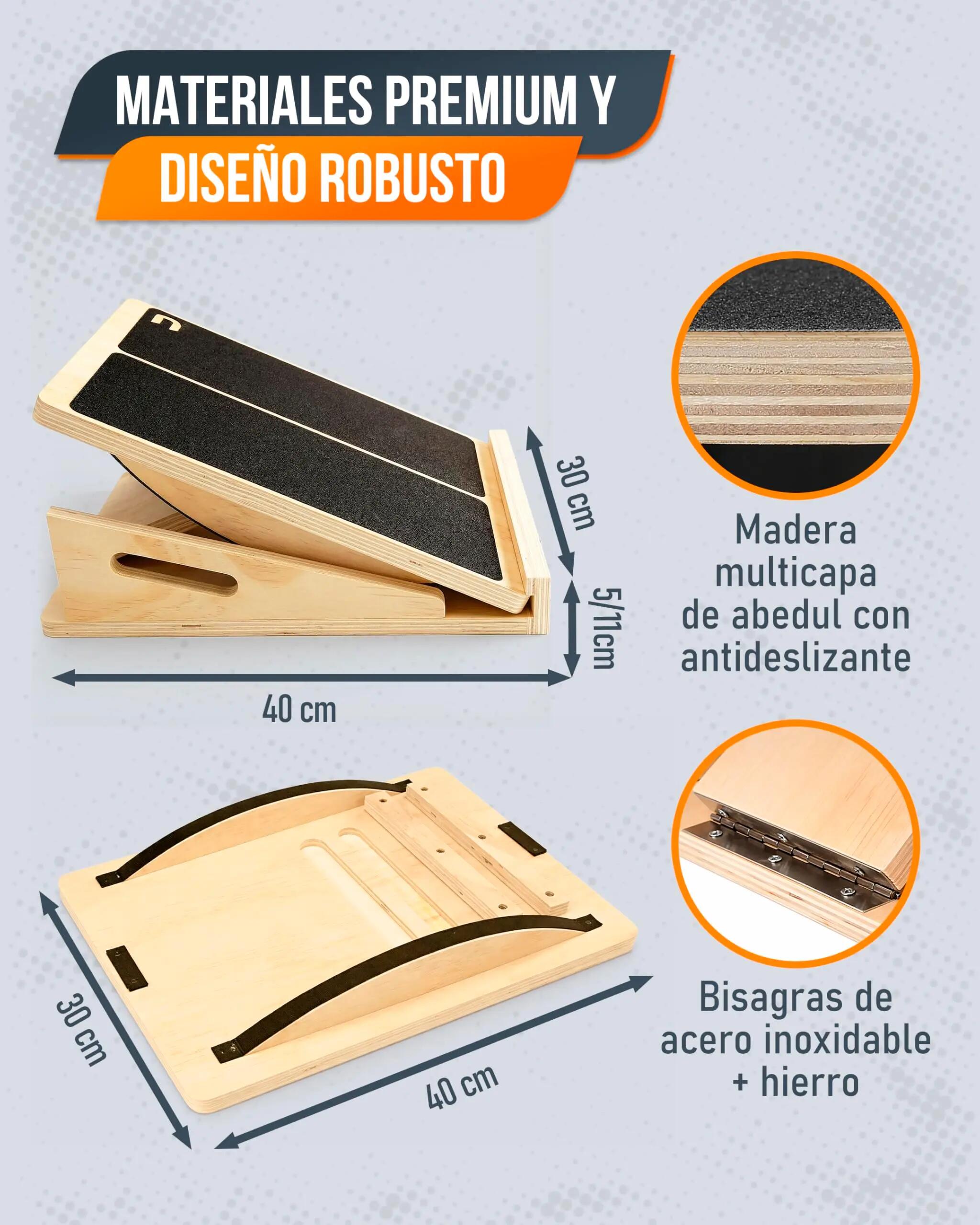 Balance board inclinada 4/8