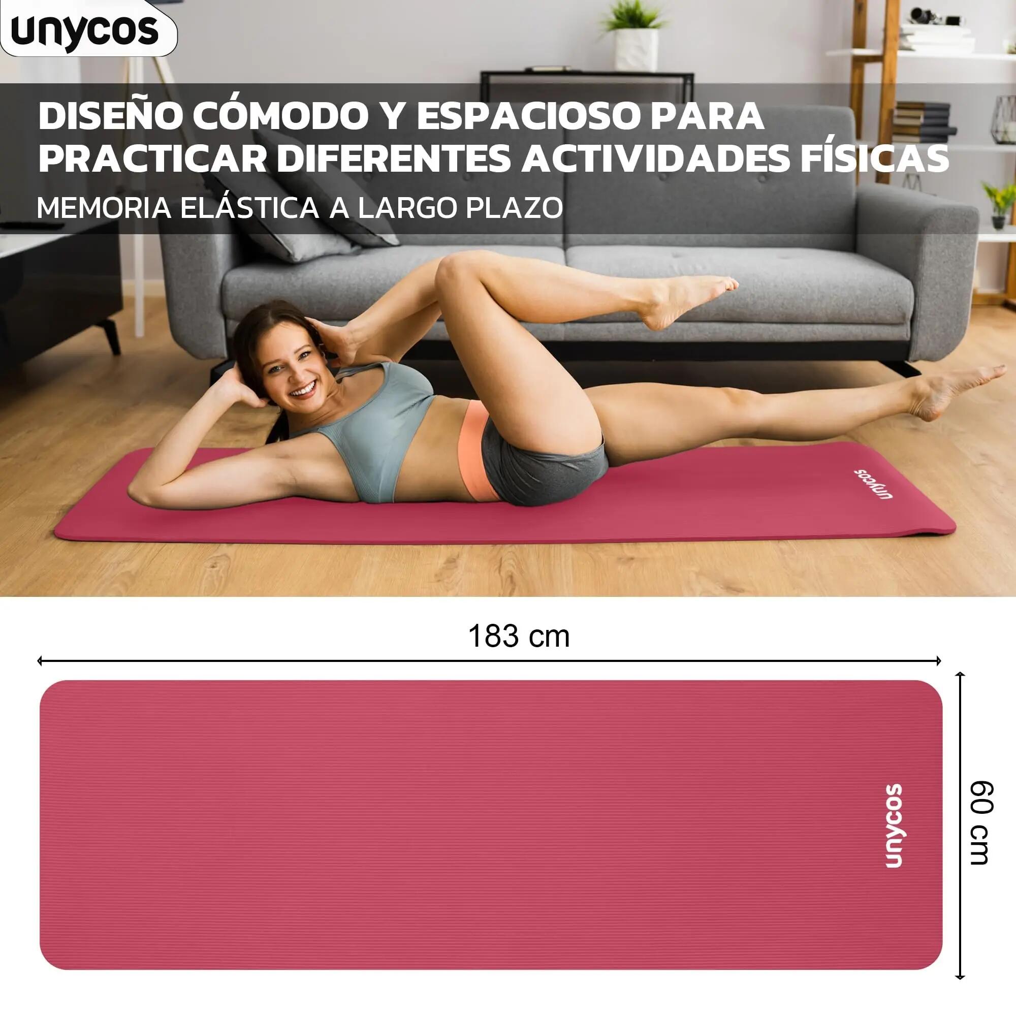 Esterillas Unycos NBR 183x60x1 cm Rojo 4/7