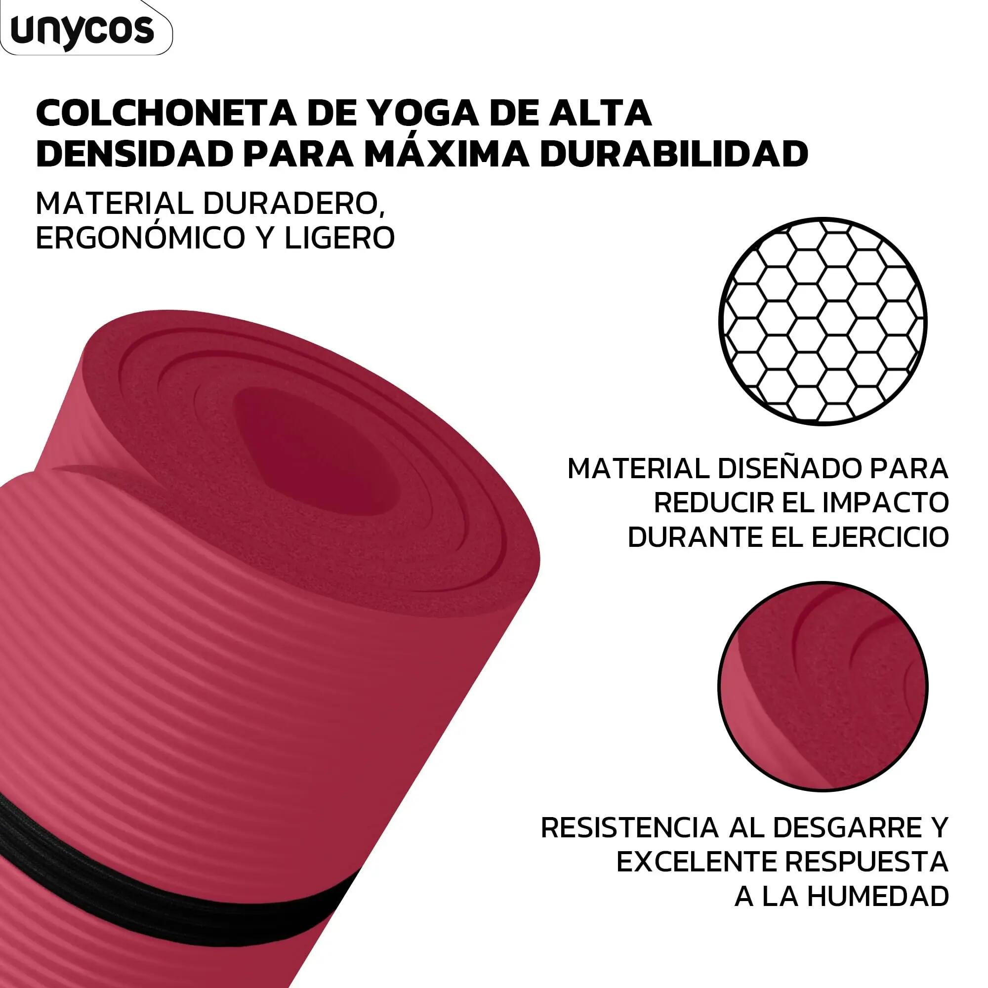 Esterillas Unycos NBR 183x60x1 cm Rojo 2/7