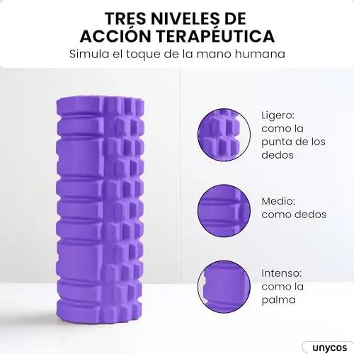 Rodillo Masajeador Morado 2/6