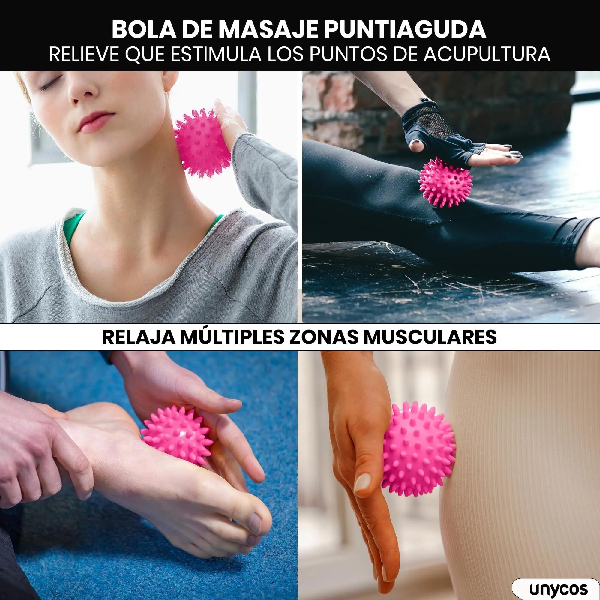 Set de Rodillos de Espuma 5 en 1 PVC Rosa 6/6