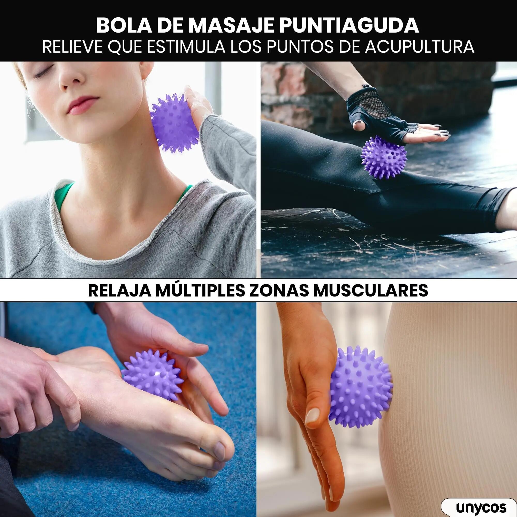 Set de Rodillos de Espuma 5 en 1 PVC Morado 6/6