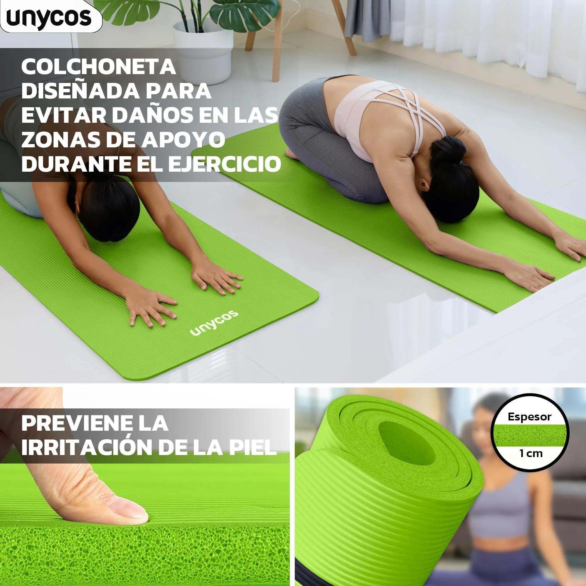 Esterillas Unycos NBR 183x60x1 cm Verde 5/7