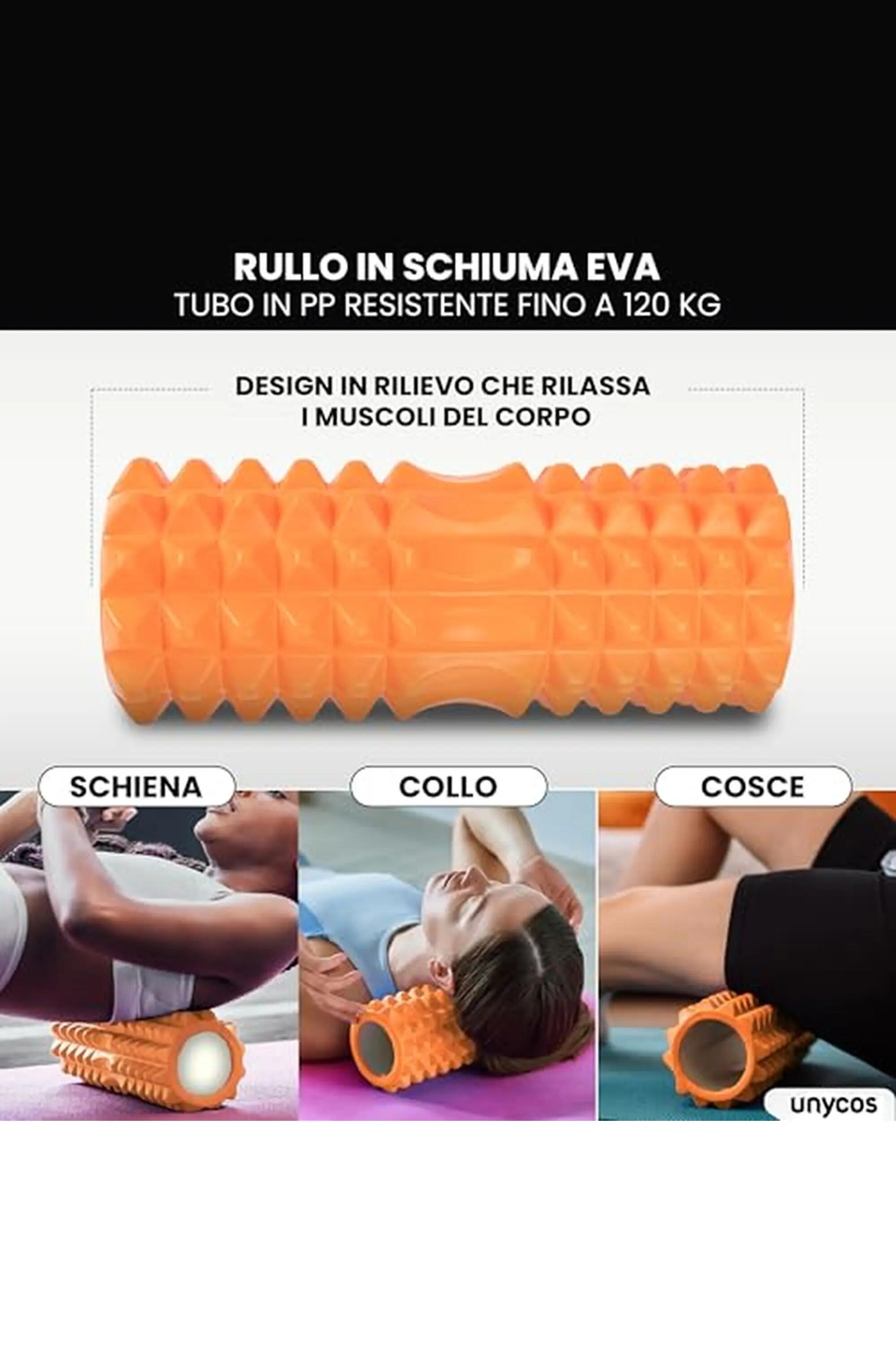 Set de Rodillos de Espuma 5 en 1 PP Orange 4/8