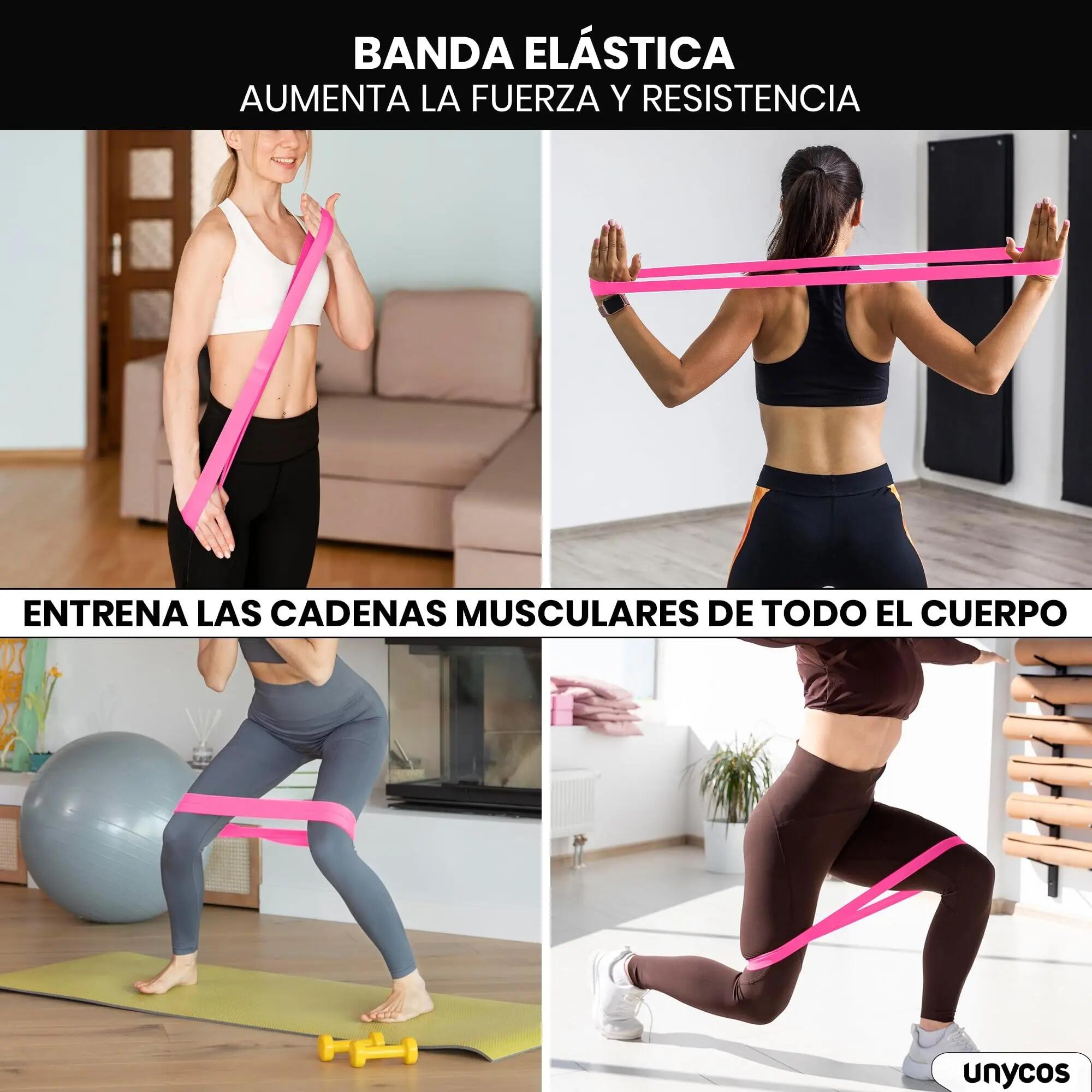 Set de Rodillos de Espuma 5 en 1 PVC Rosa 4/6