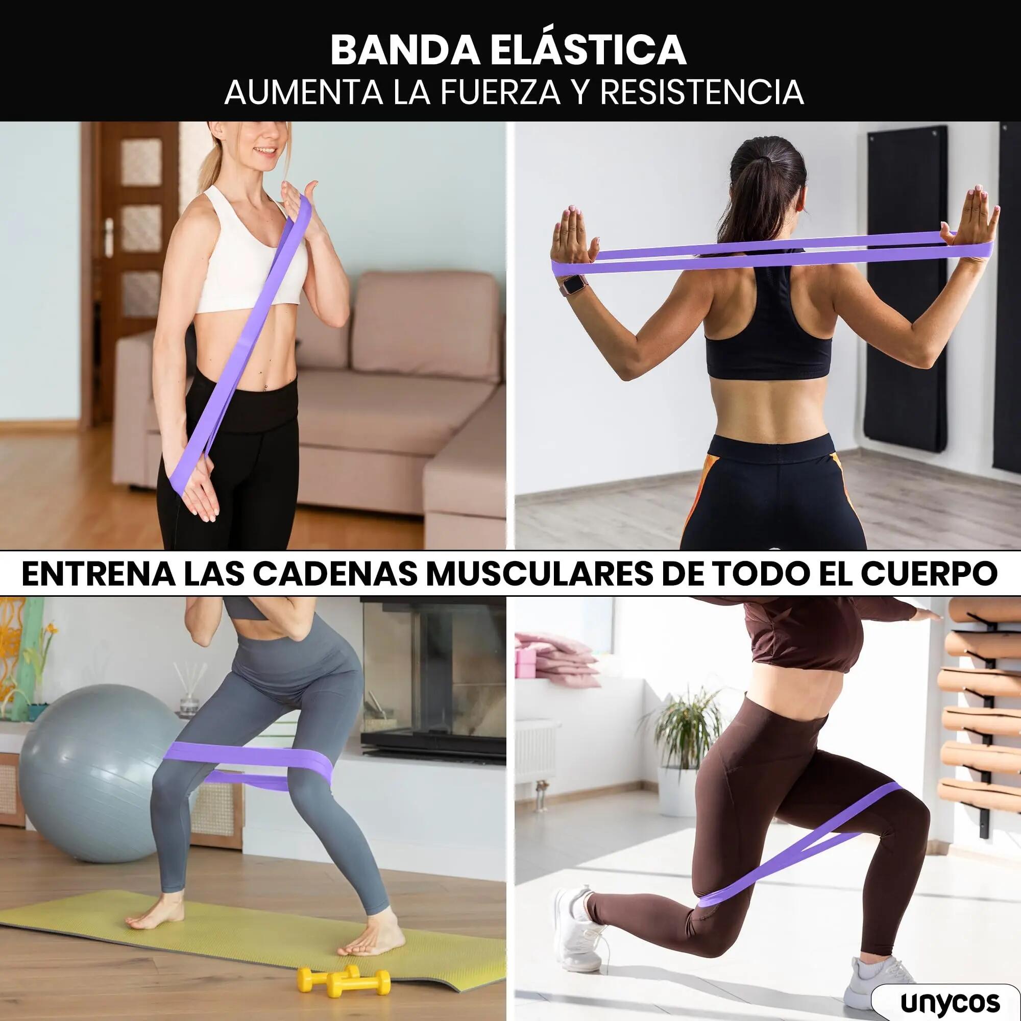Set de Rodillos de Espuma 5 en 1 PVC Morado 4/6