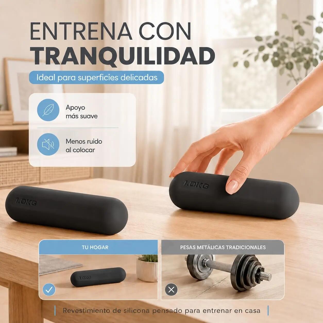 Unycos Set barras de silicona 1 KG*2 Negro 6/8