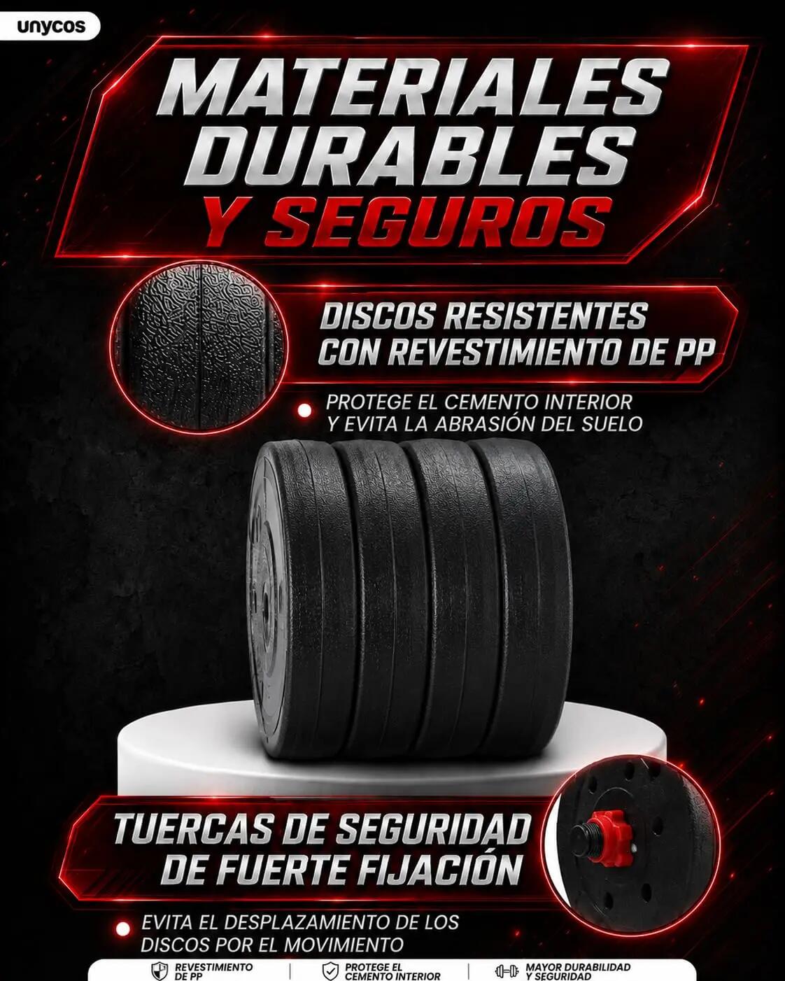 Pesas Cemento 15 Kg Red Transformer 6/8