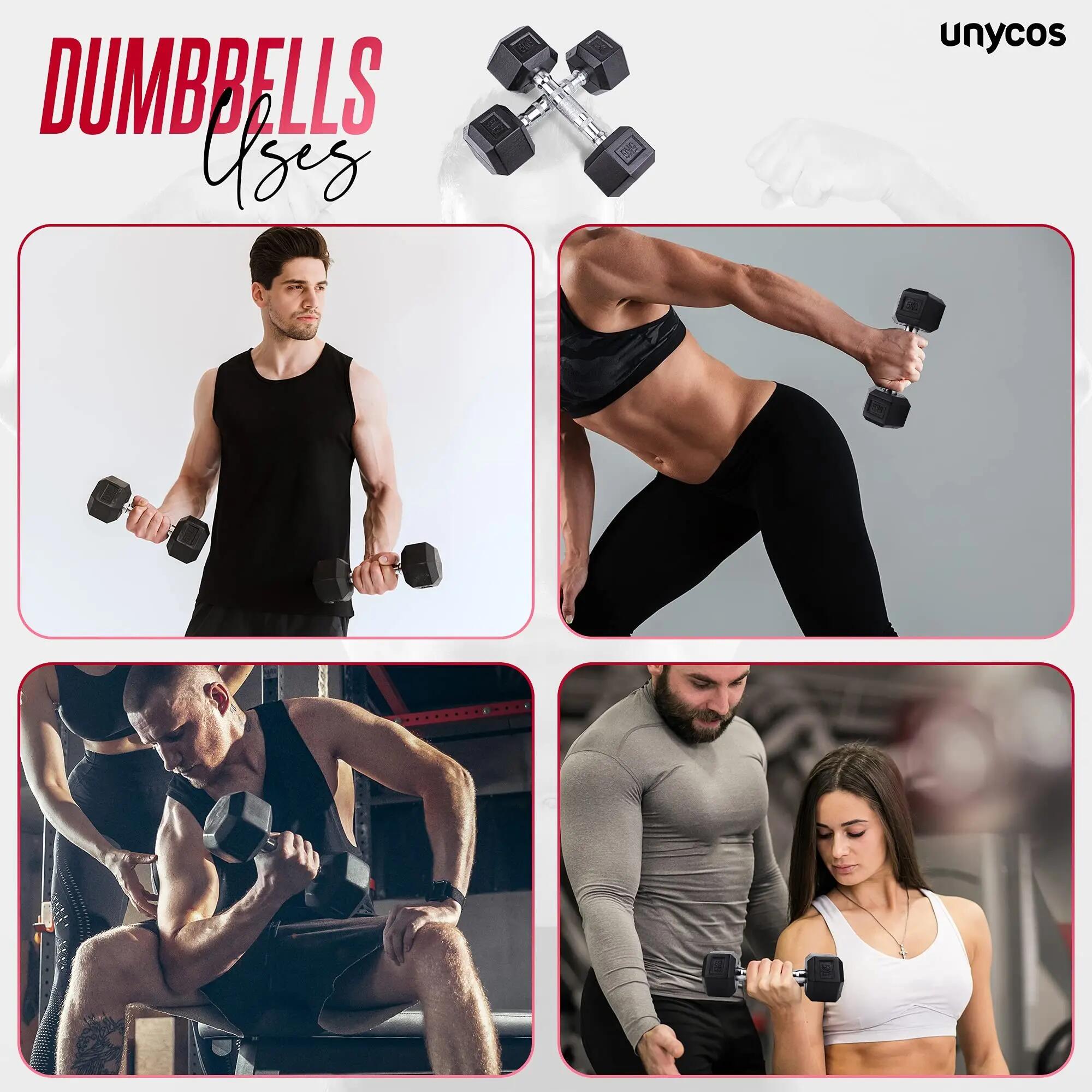 Unycos Mancuerna Negra Set de 2 5 Kg 7/7