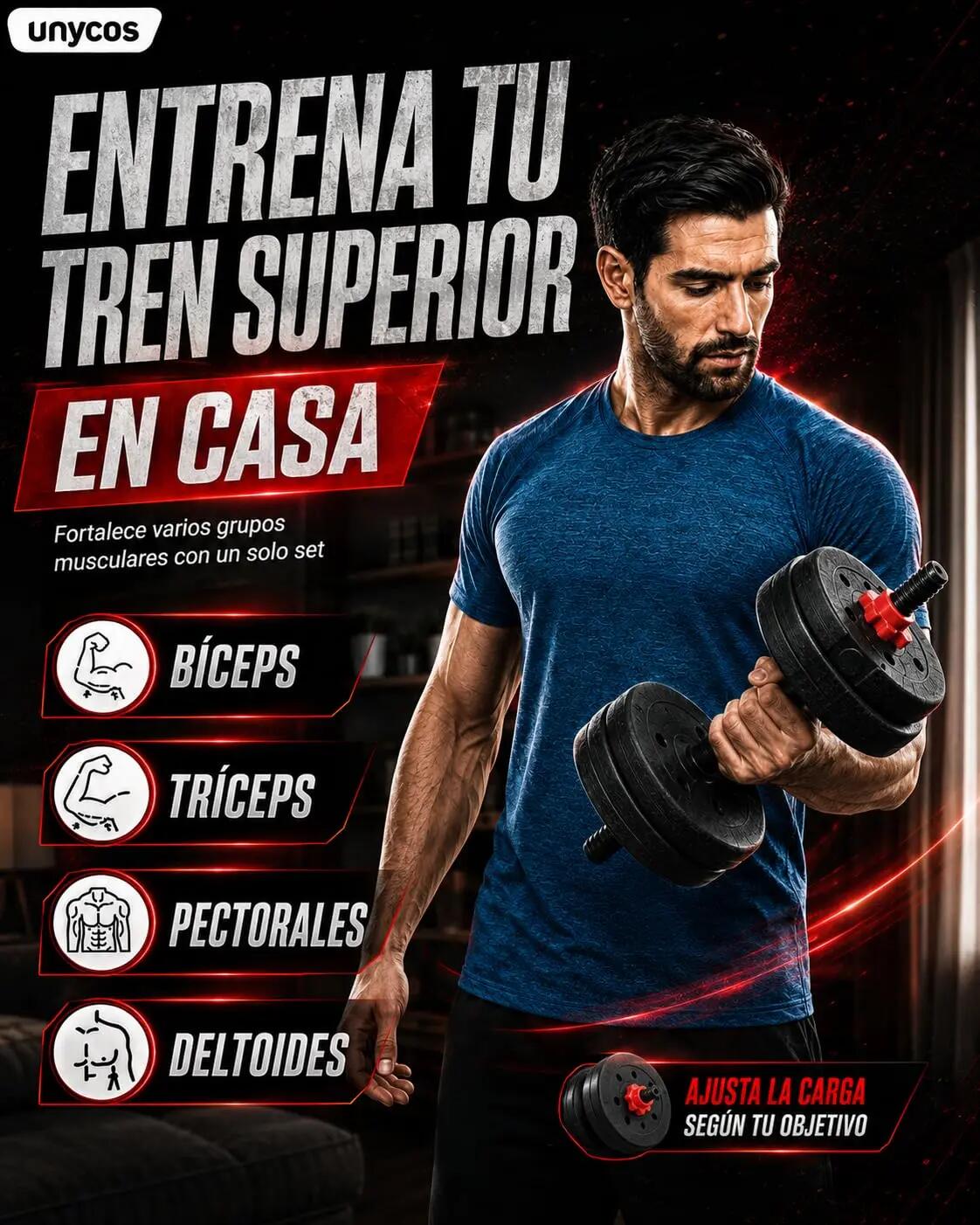 Pesas Cemento 10 Kg Red Transformer Con Kettlebell 6/8