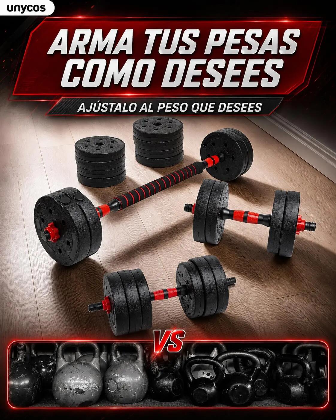 Pesas Cemento 40 Kg Red Transformer 4/8