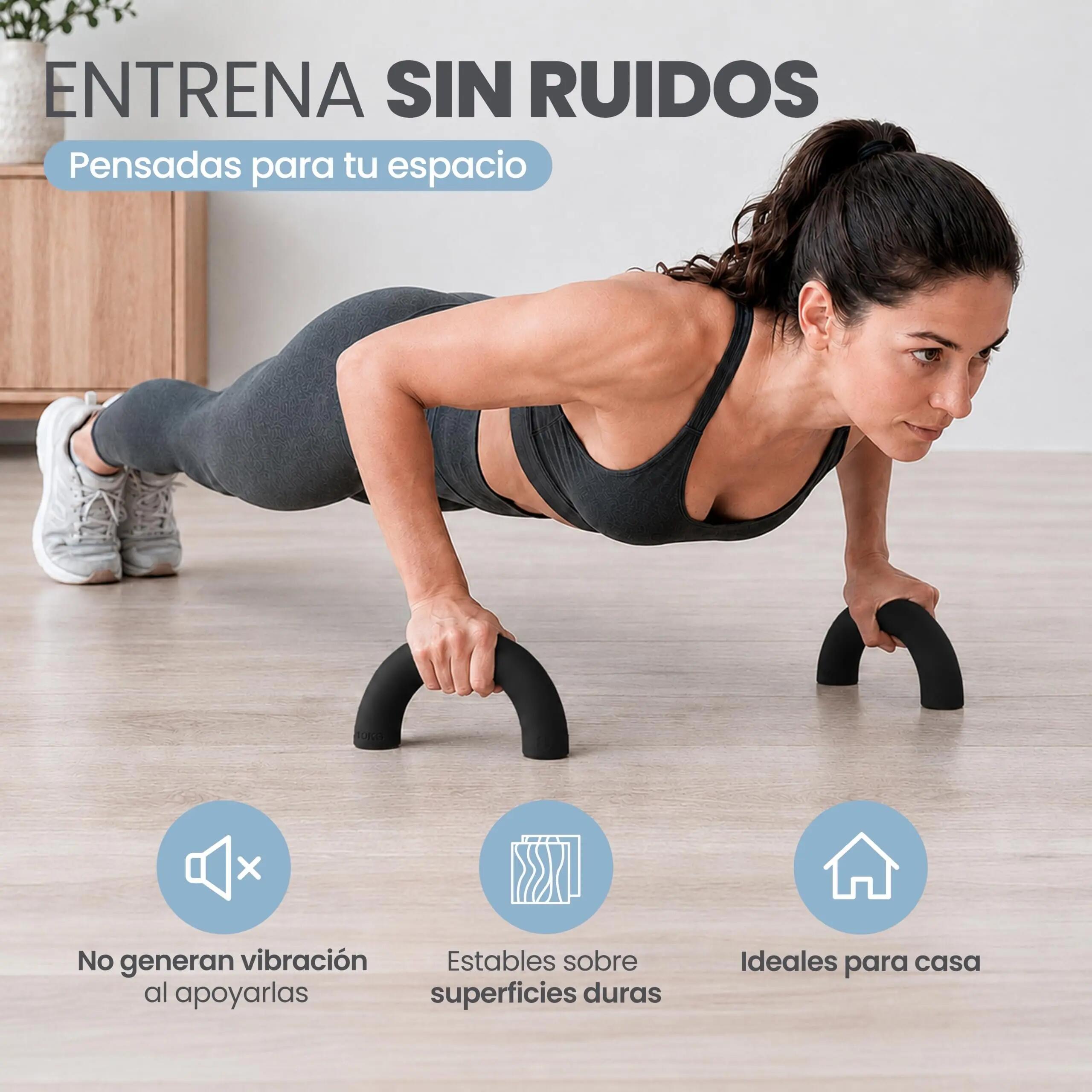 Unycos Pesas semicírculo silicona 1 KG*2 Negro 7/8