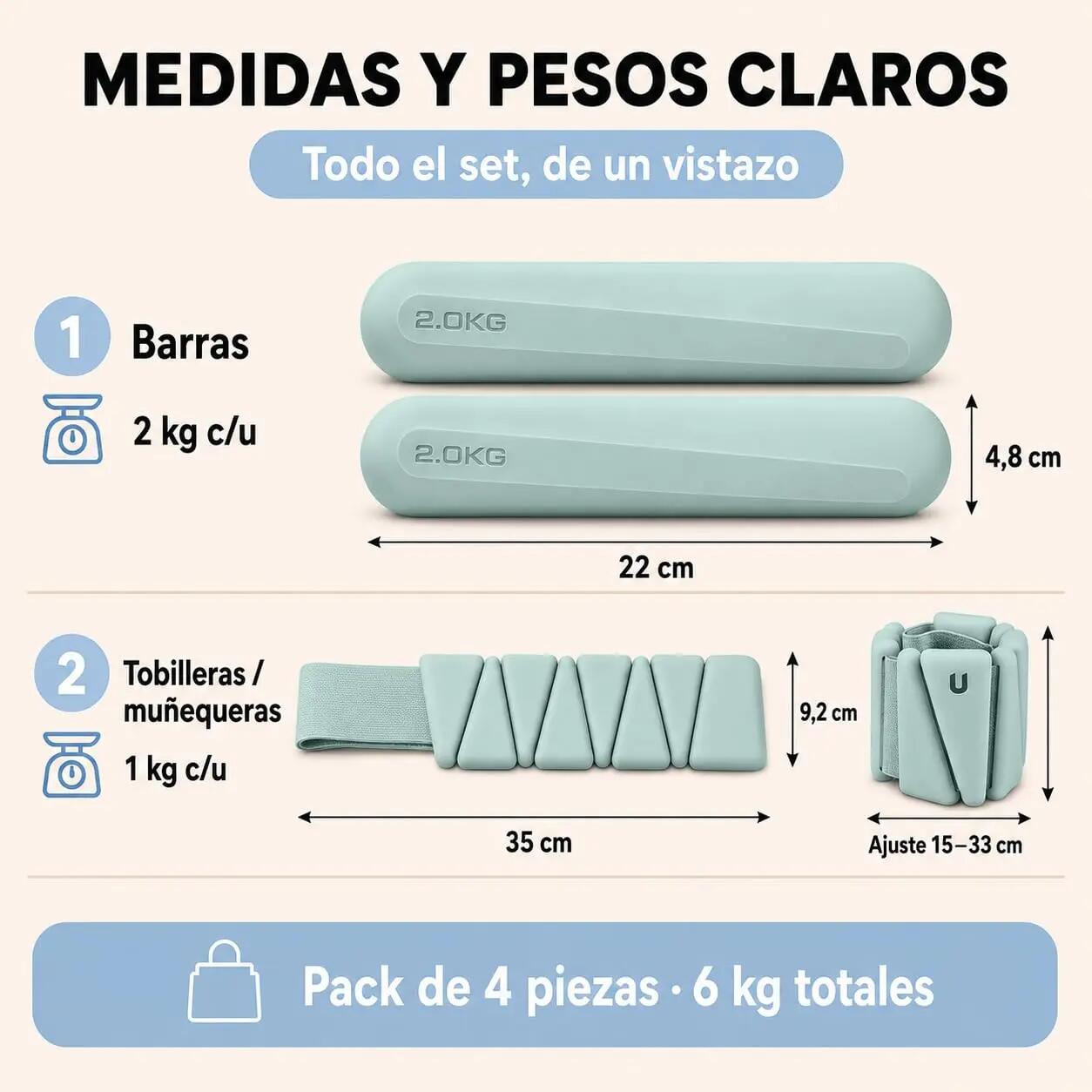 Pack Nova Air 1 kg + Nova 2 kg Verde 3/8
