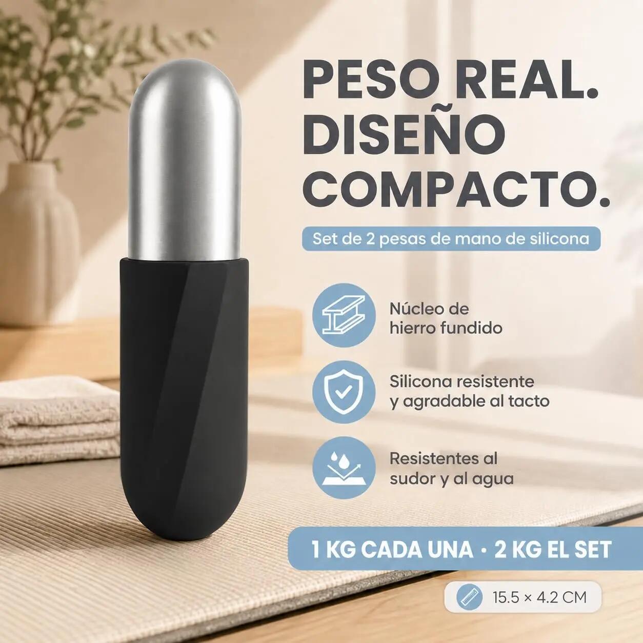 Unycos Set barras de silicona 1 KG*2 Negro 2/8