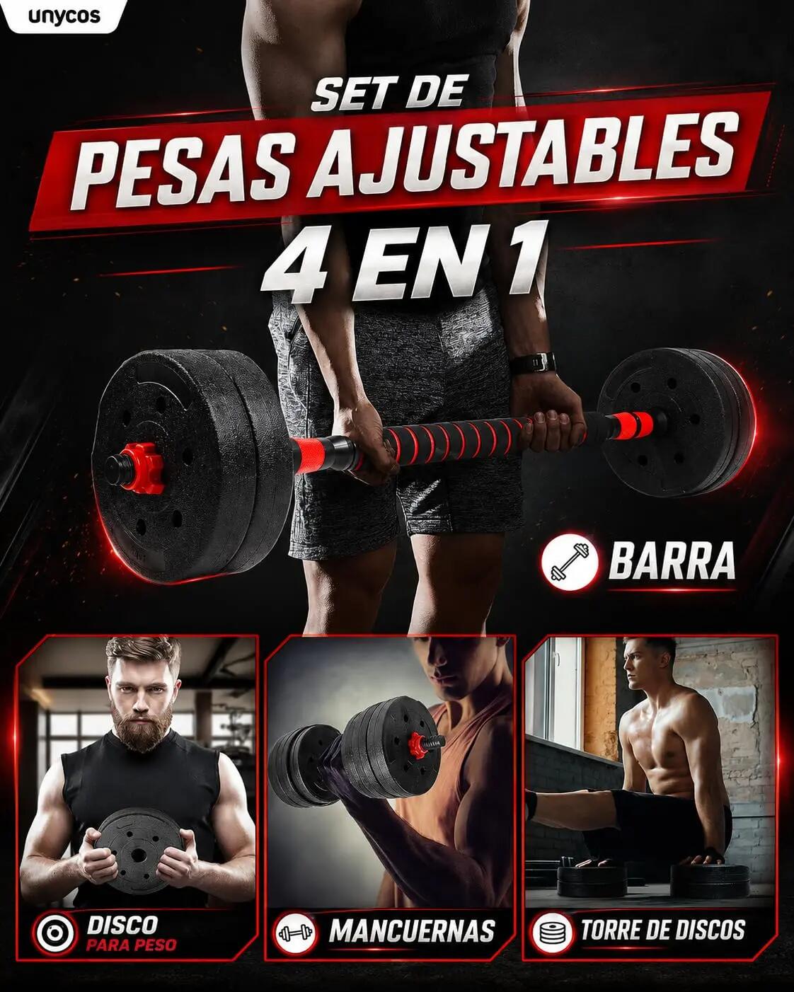 Pesas Cemento 15 Kg Red Transformer 2/8