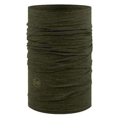 Scaldacollo Buff in lana merino leggera verde mare