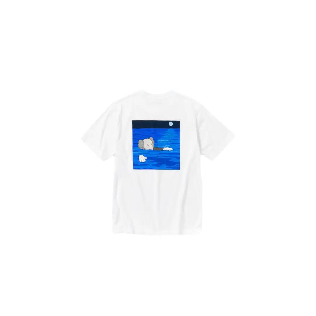 T-Shirt Kaws X Uniqlo Ocean White FW23 7/7