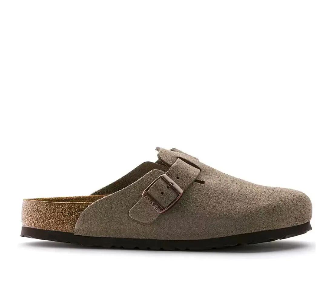 Birkenstock Boston Soft Footbed Suede Taupe 6/7