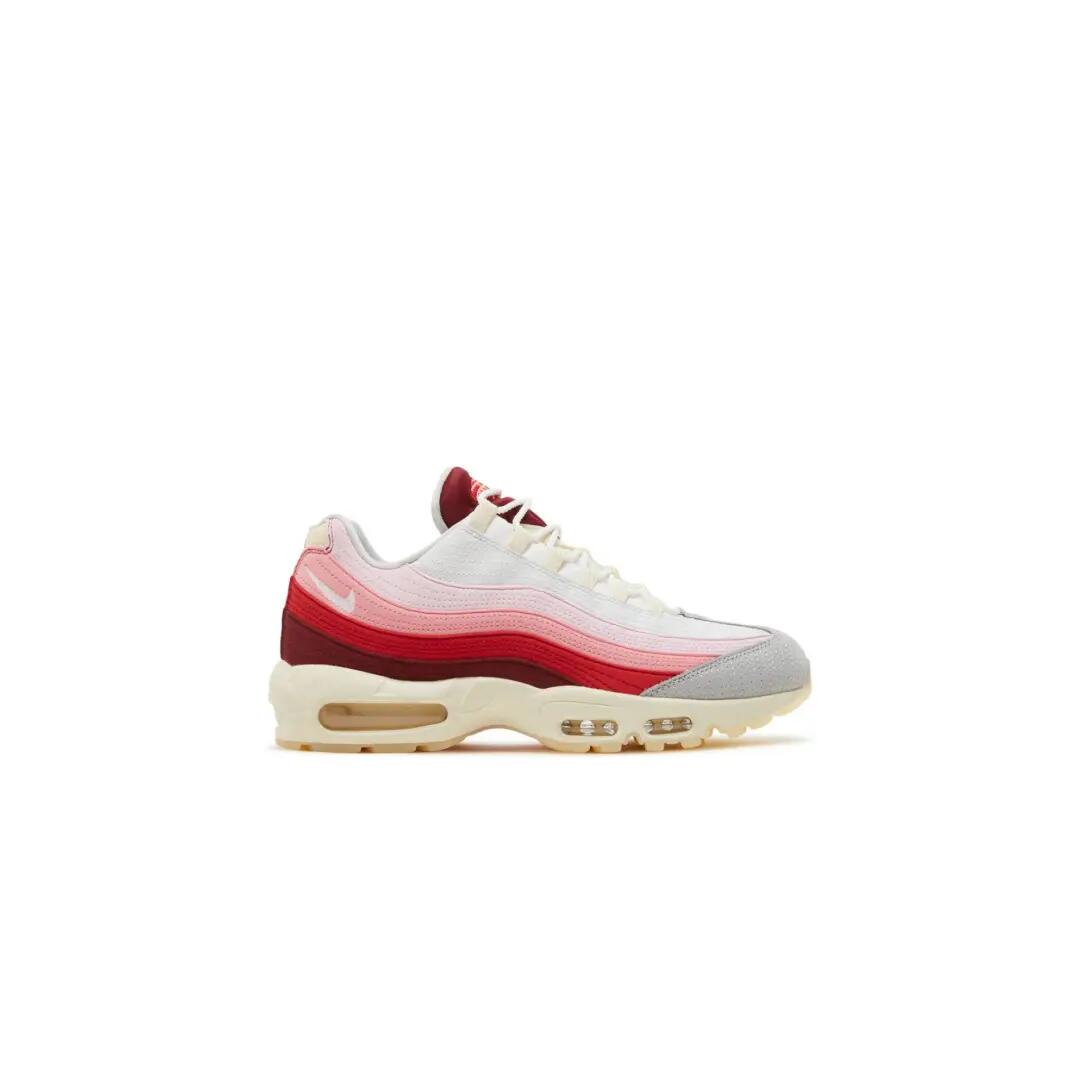Unisex - Running - Shoes - Air Max 95 - Team Red/Summit White 6/7