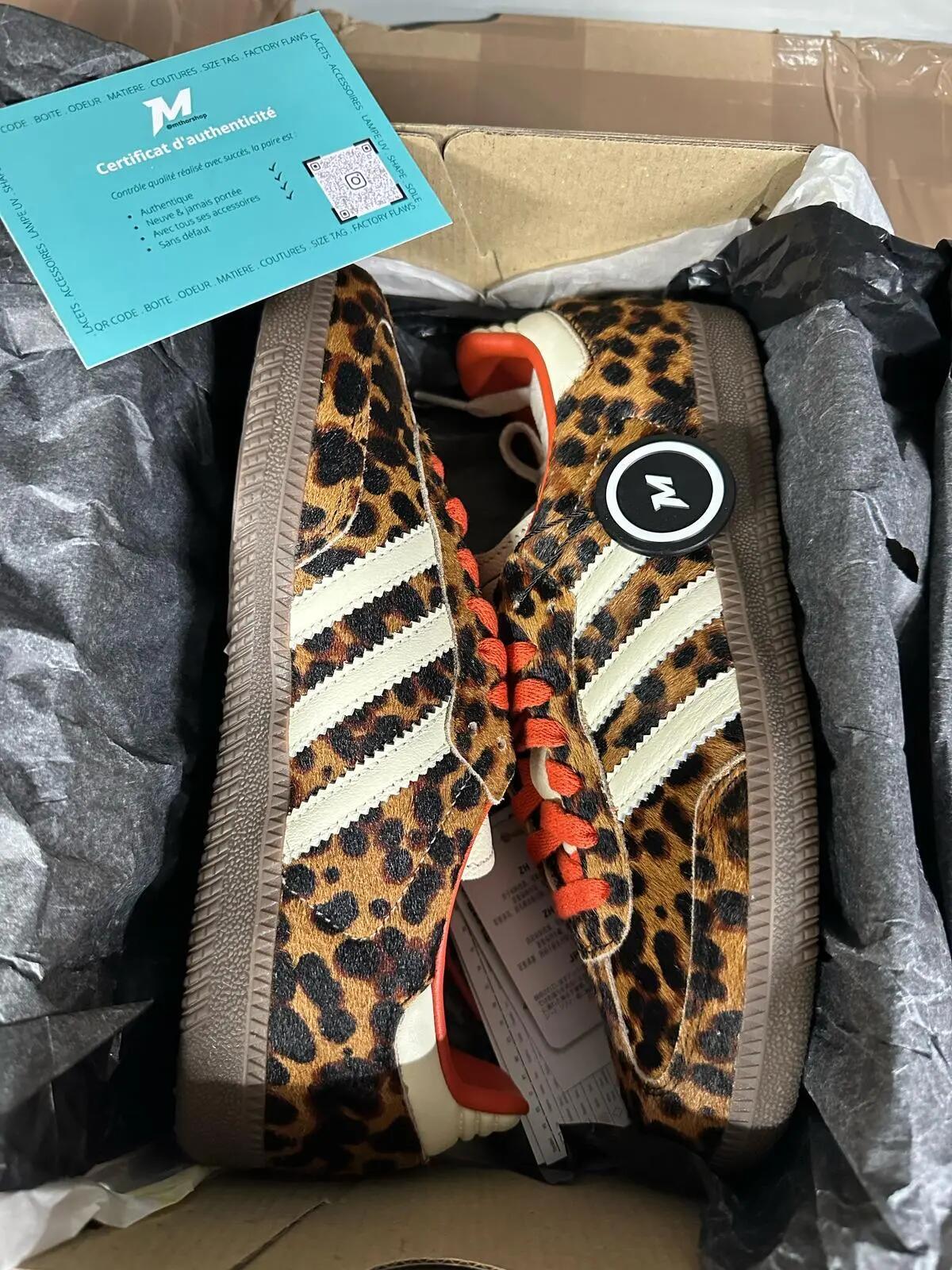 Lifestyle shoes - Low-top leopard Samba OG - Preloved Red 2/7