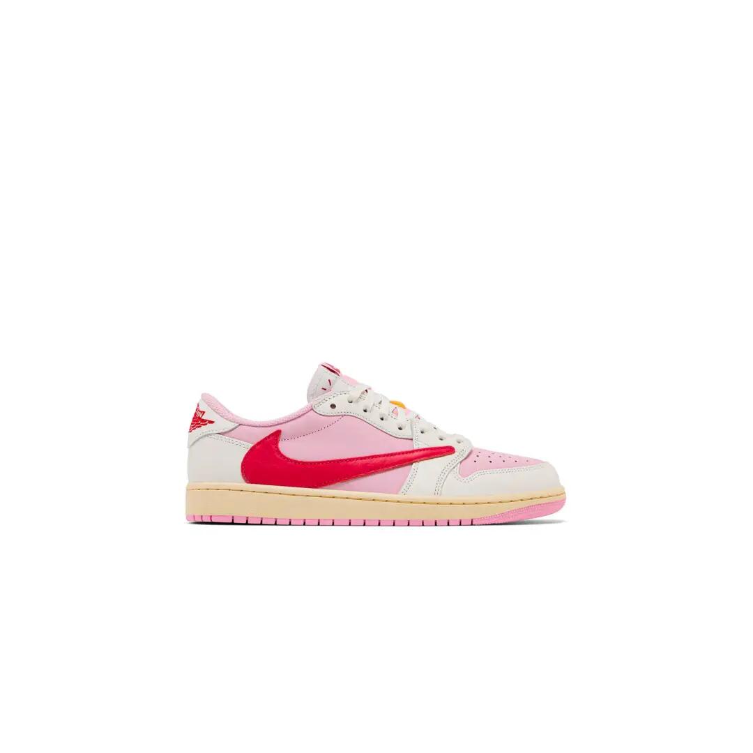 Air Jordan 1 Retro Low OG SP Travis Scott Sail Tropical Pink 2/7