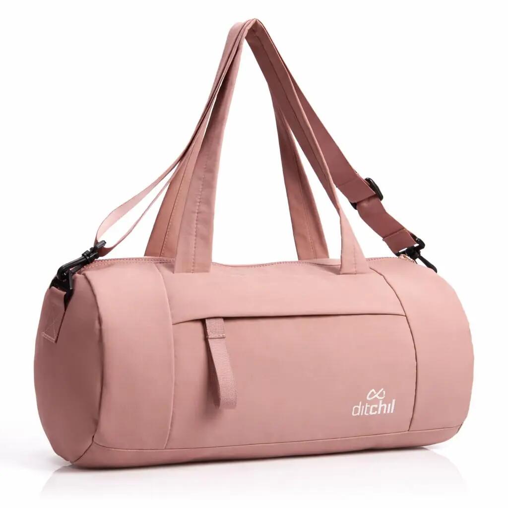 Bolsa Deportiva Fitness para Mujer Ditchil Duffle Bag Motion Rosa Ligera 3/7