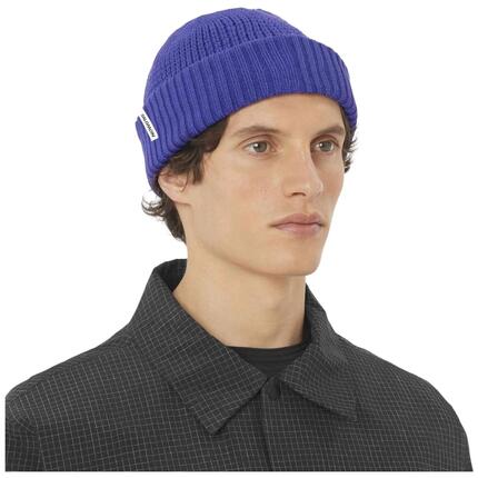 Bonnet Salomon modèle DOCKER BEANIE U pour unisexe