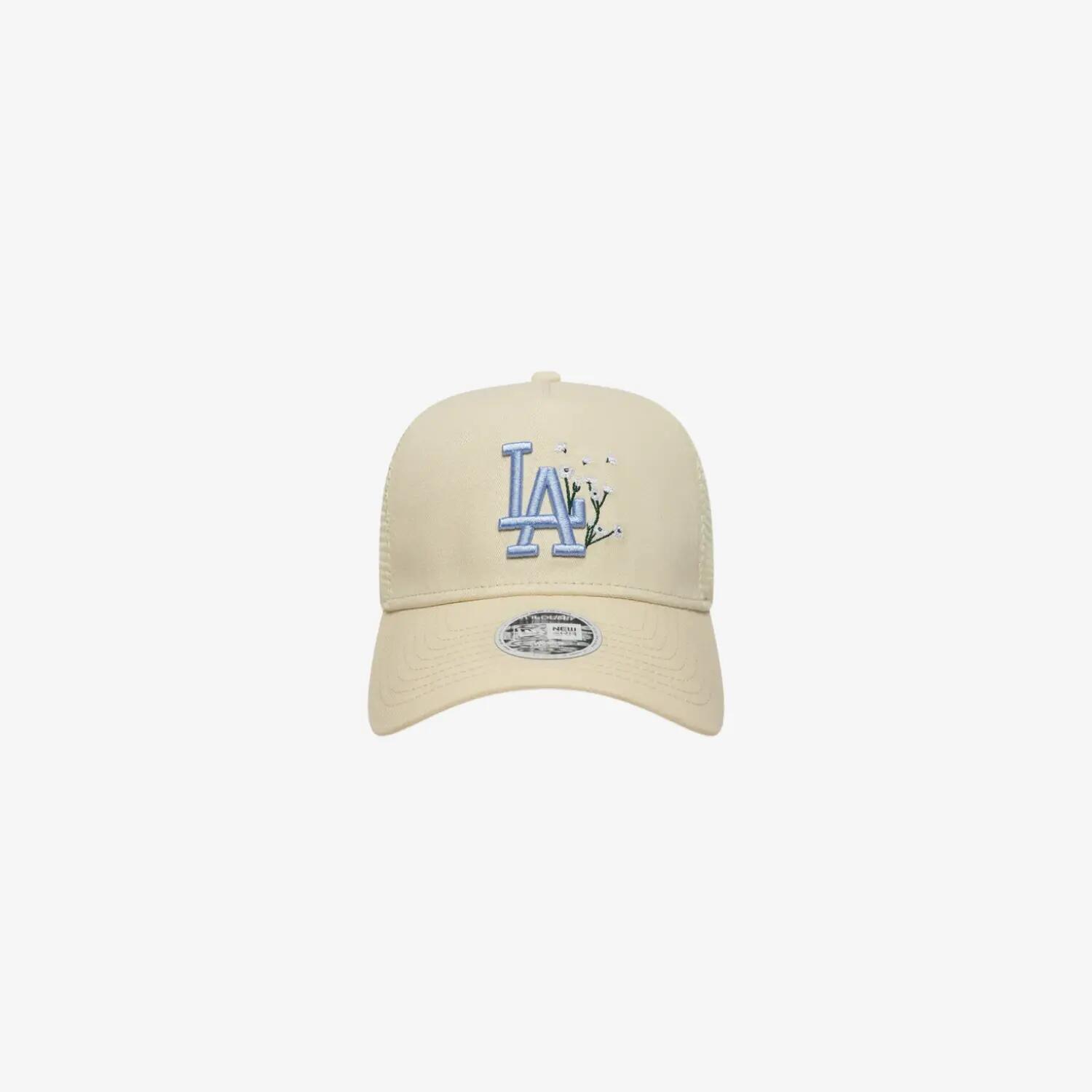 Cappellino Donna A-Frame Trucker Floral Los Angeles Dodgers Beige (Women's) 2/3