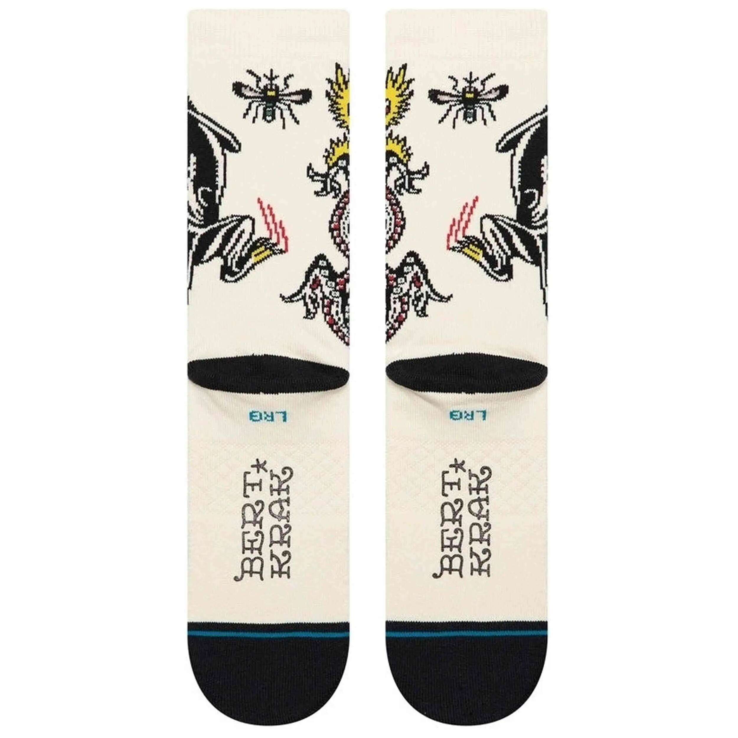 Socken Stance Modell Battle Crew "Cream" für unisex 3/3