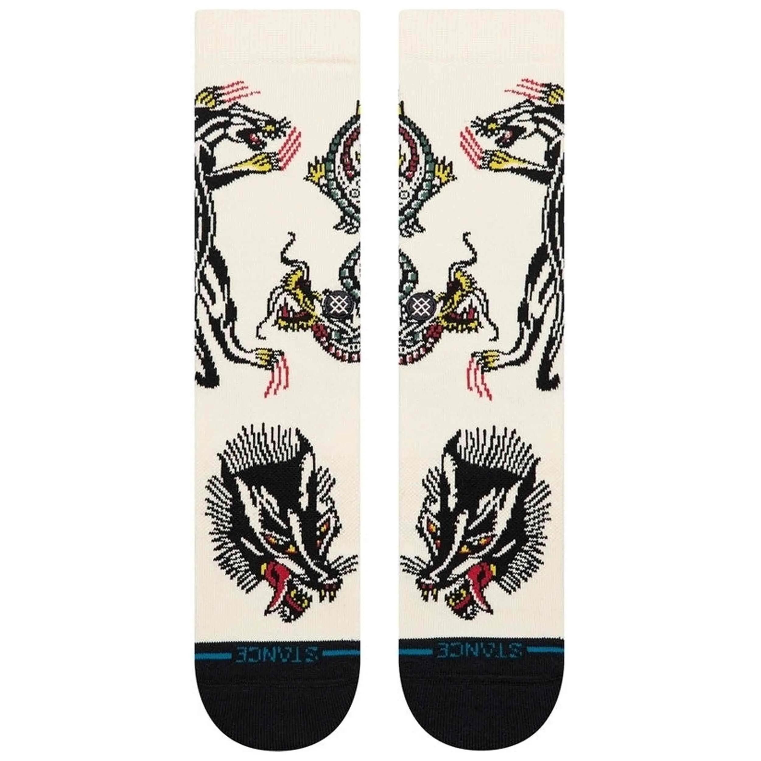 Socken Stance Modell Battle Crew "Cream" für unisex 2/3