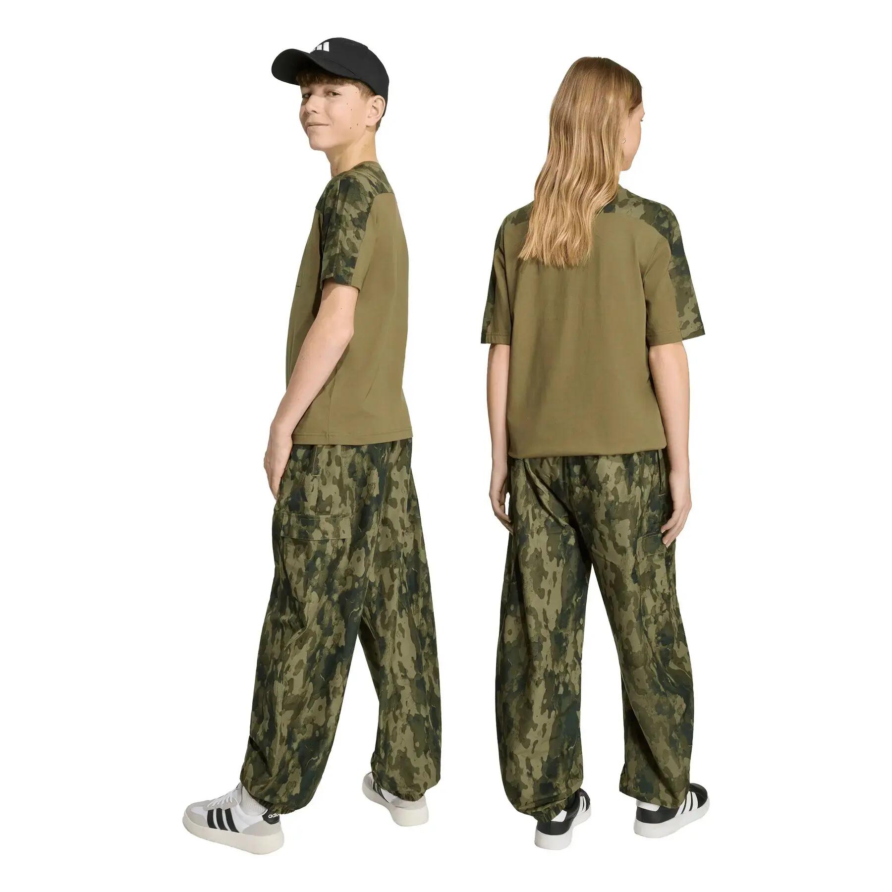 Pantalon enfant adidas Seasonal Essentials Camo Wovens 5/7