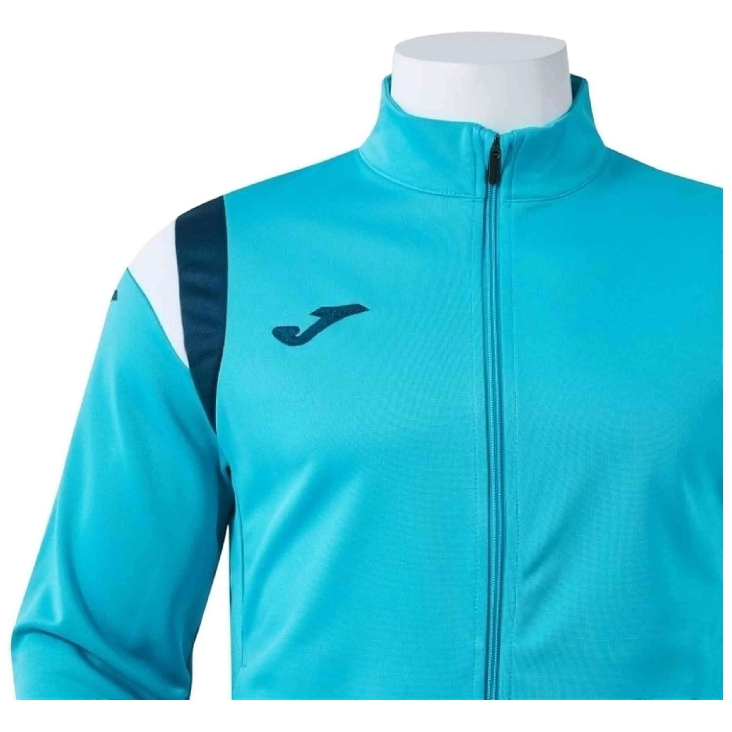Tuta Joma modello Terra "Turquesa Fluor Dark Navy" per unisex ragazzi 3/4