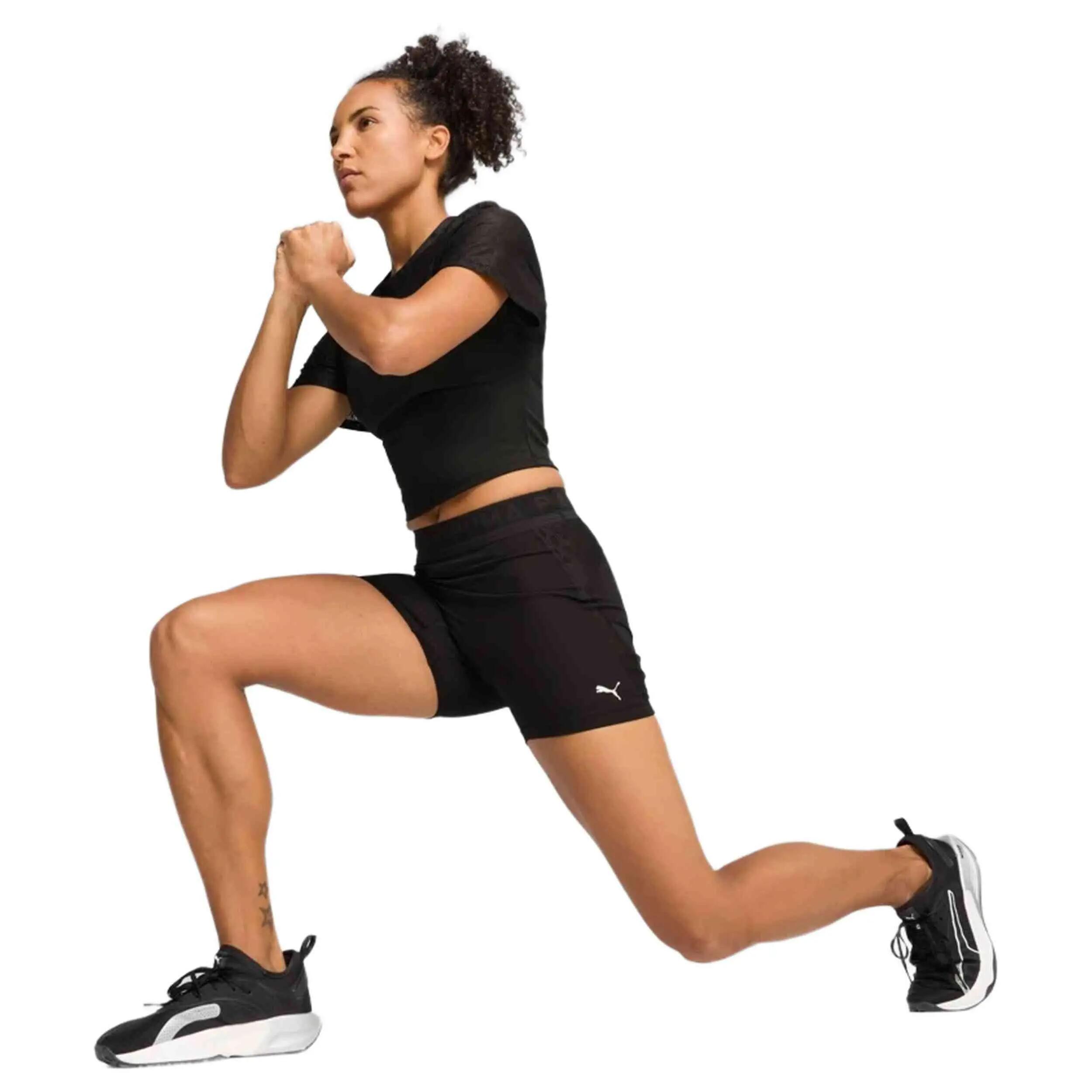 Calças de lycra Puma modelo 526784-01 para mulheres 3/5