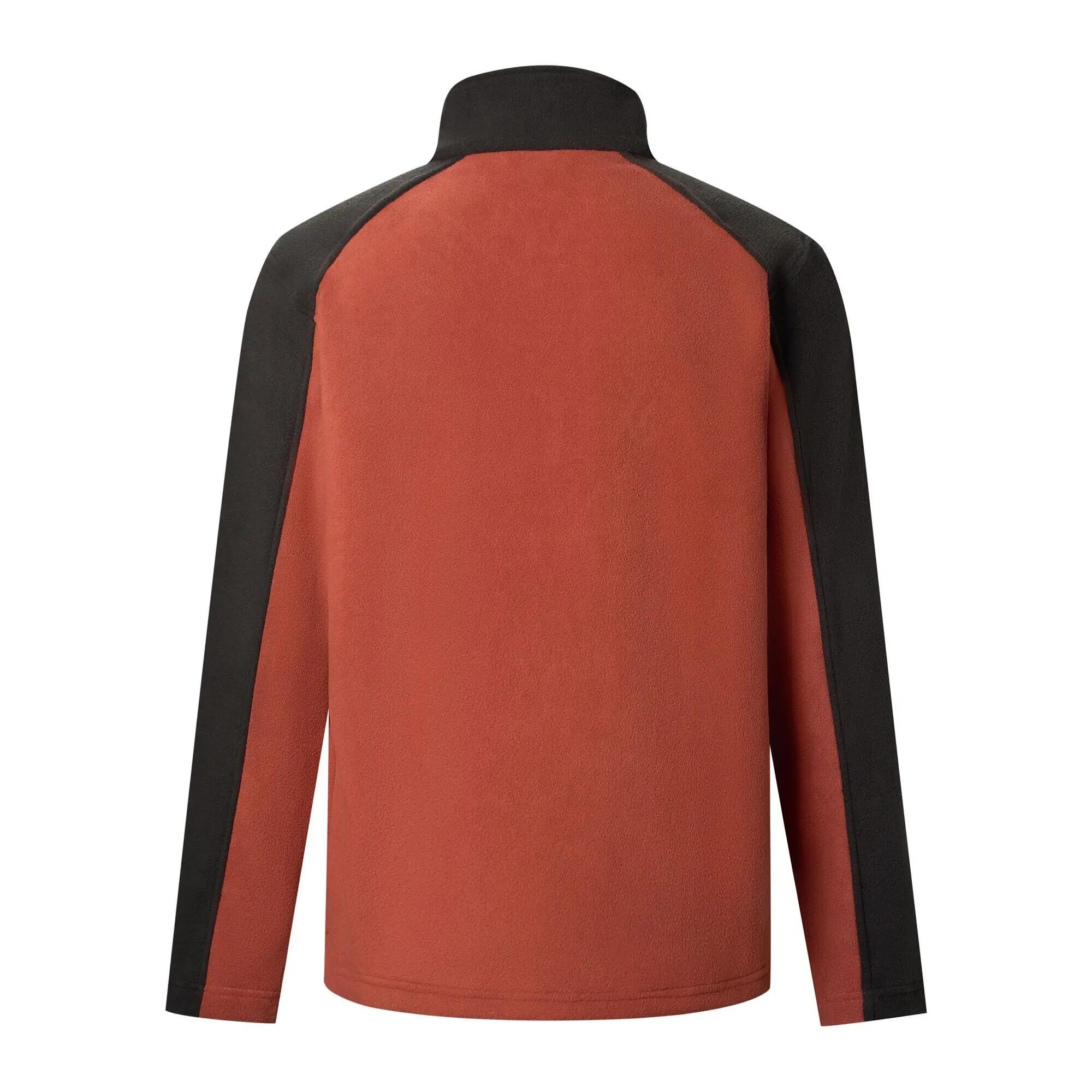 Great Outdoors Giacca In Pile Uomo Regatta Hedman II Henné Bruciato Nero 3/7