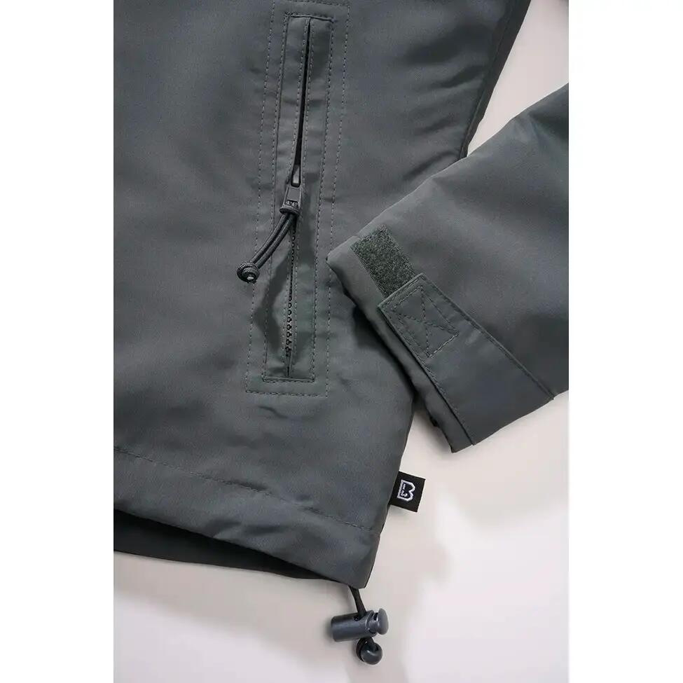 Veste imperméable à capuche full zip femme Brandit 3/4