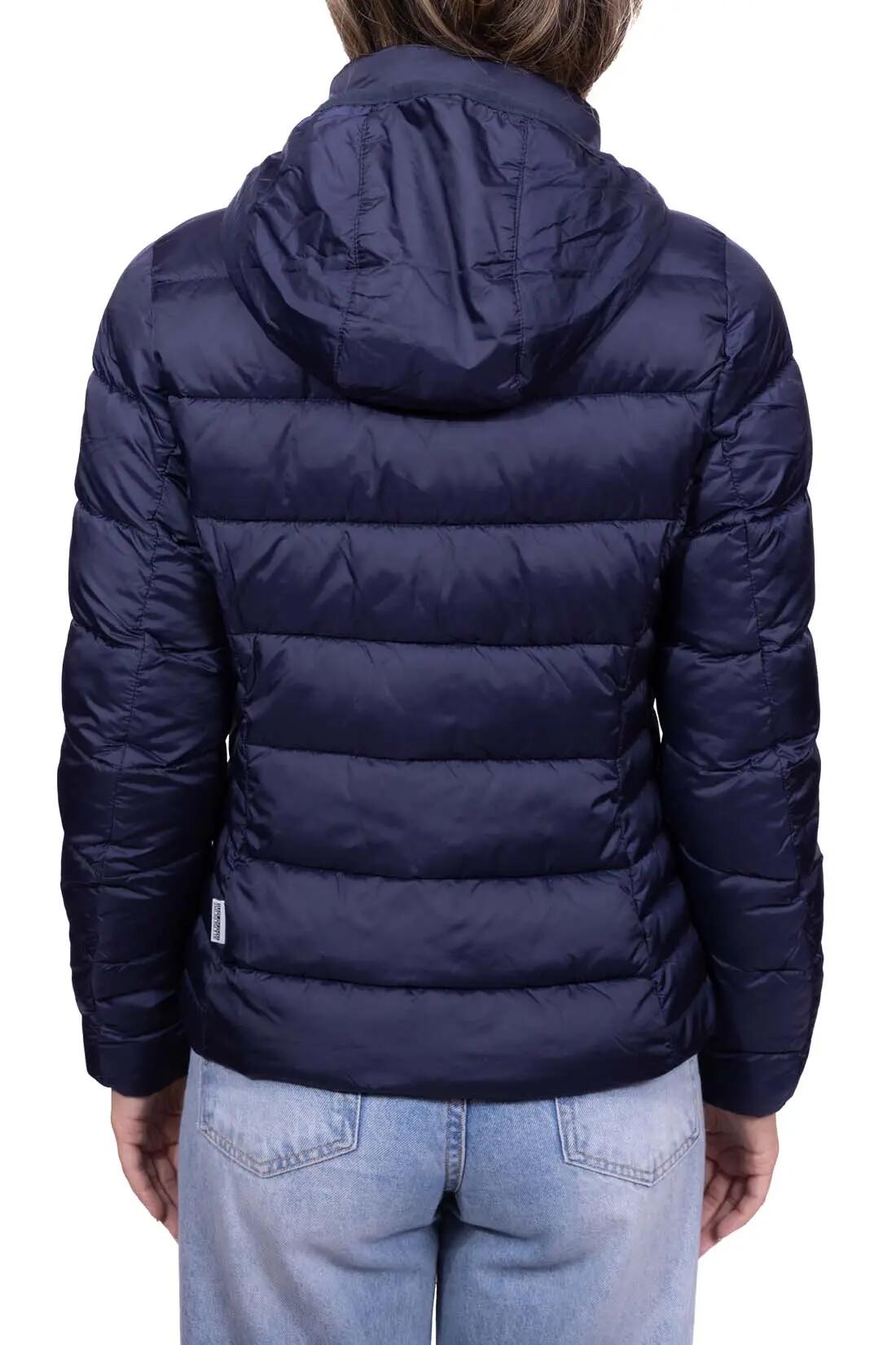 Pufferjas - sportswear - dames - Alma - regular fit - marineblauw 2/4