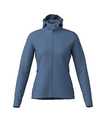 W ZIP-HOODY TECH-MERINO