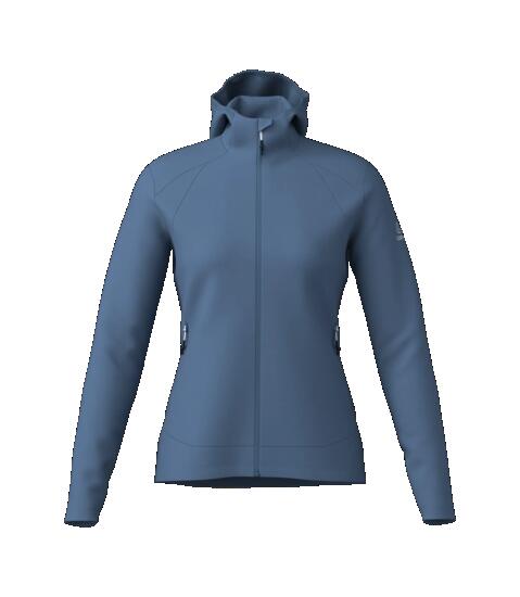 W ZIP-HOODY TECH-MERINO