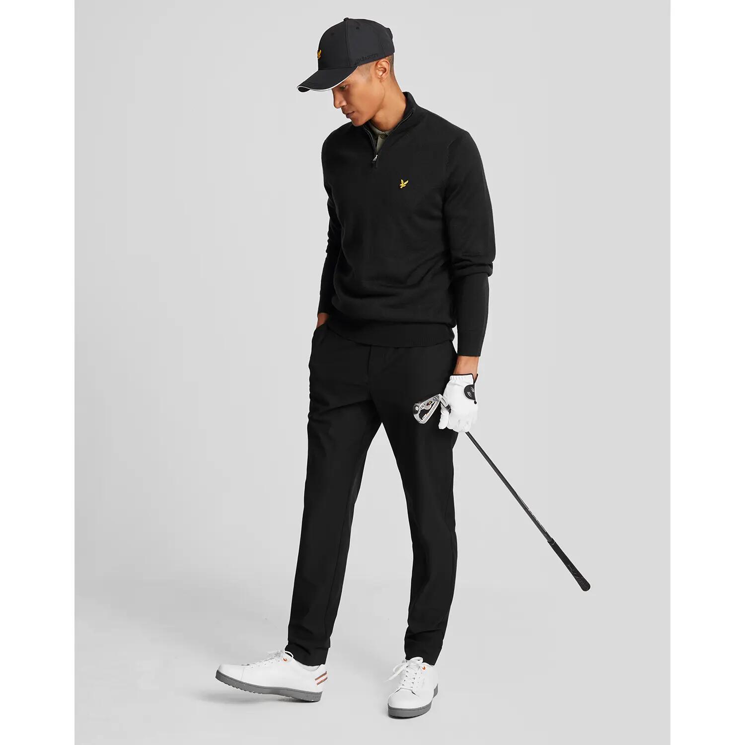 Merinowollen pullover 1/4 rits Lyle & Scott 3/5