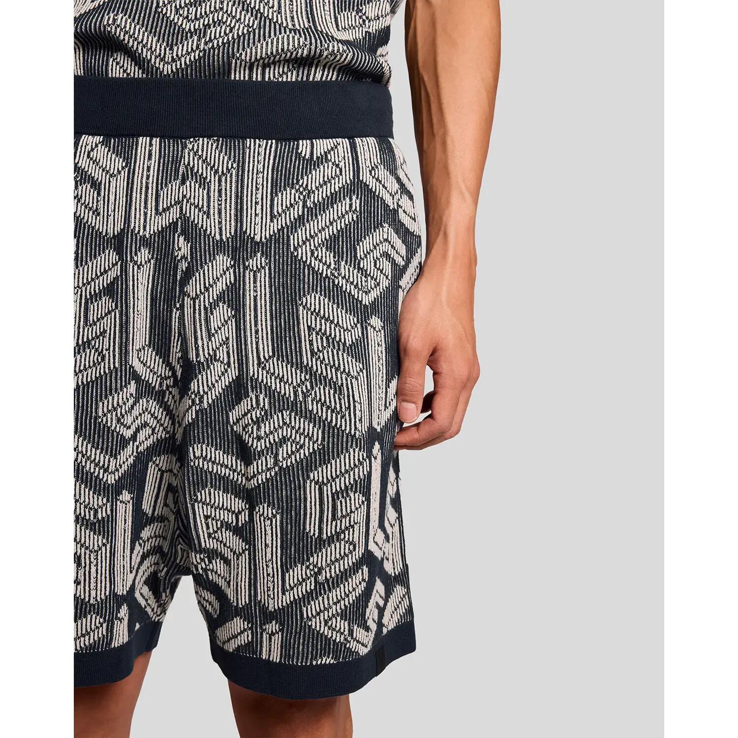 Short en maille côtelée avec emblème Lyle & Scott 5/6