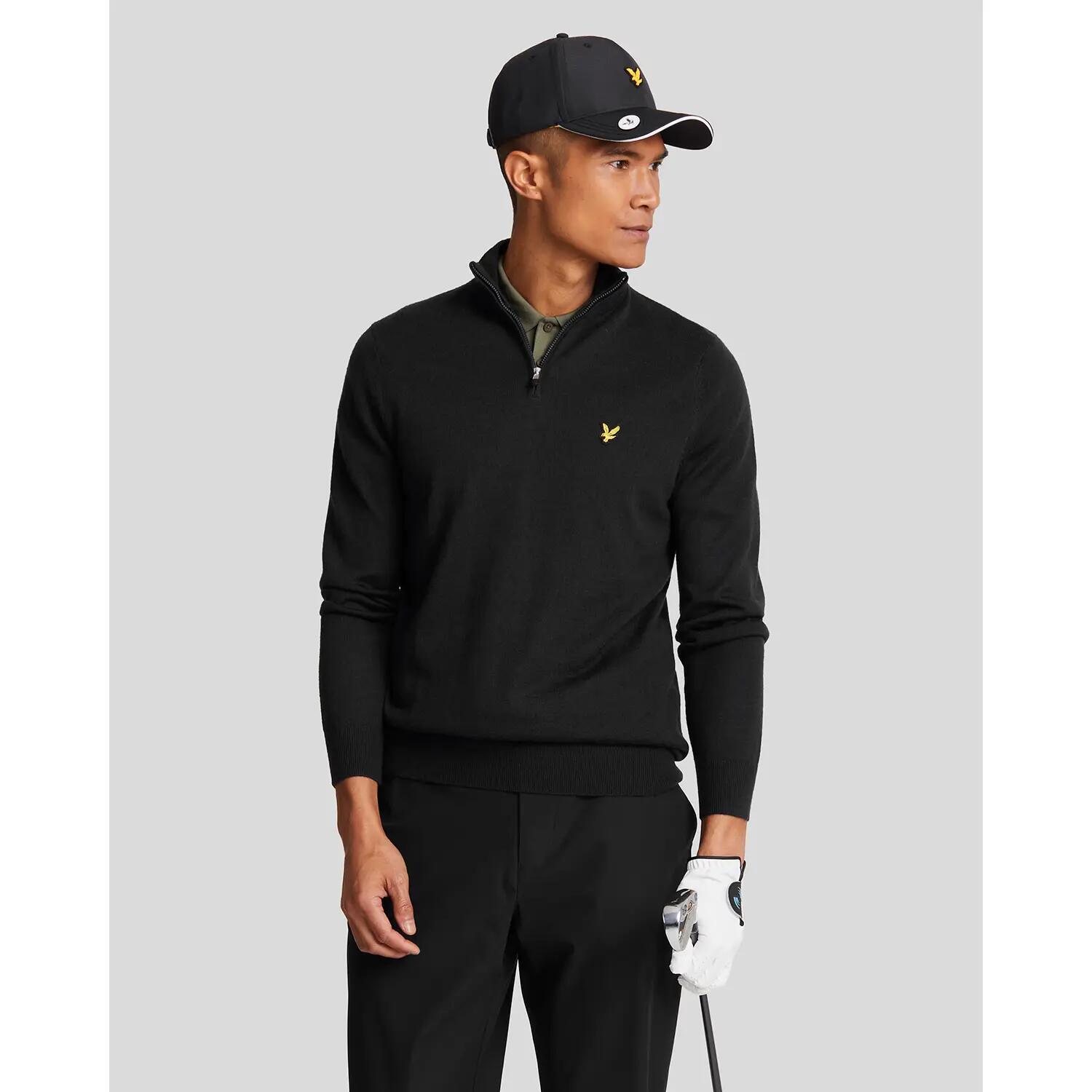 Merinowollen pullover 1/4 rits Lyle & Scott 2/5