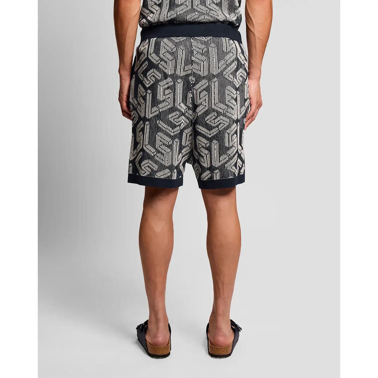Short en maille côtelée avec emblème Lyle & Scott 4/6