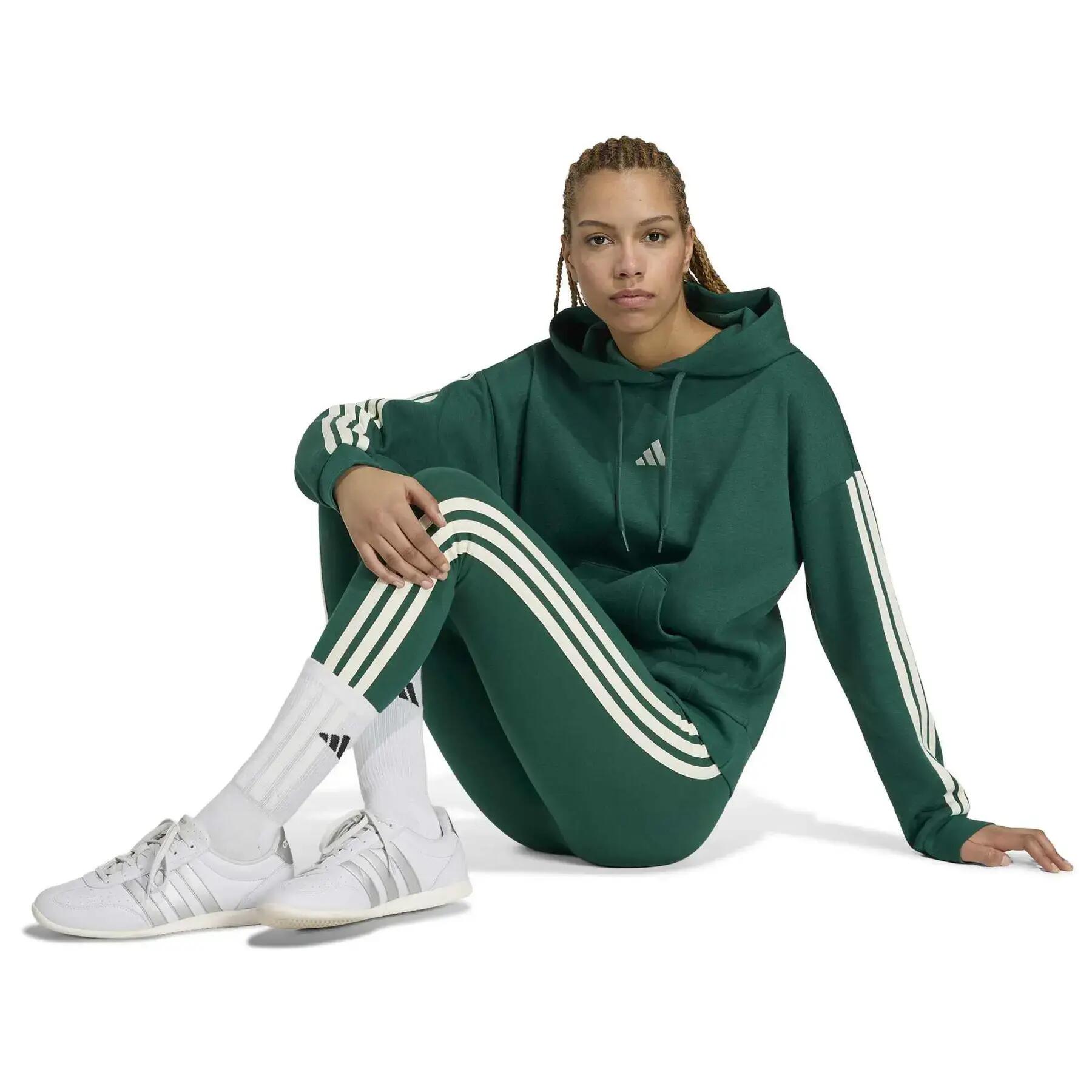 Leggings donna in cotone adidas Essentials 3-Stripes 3/6