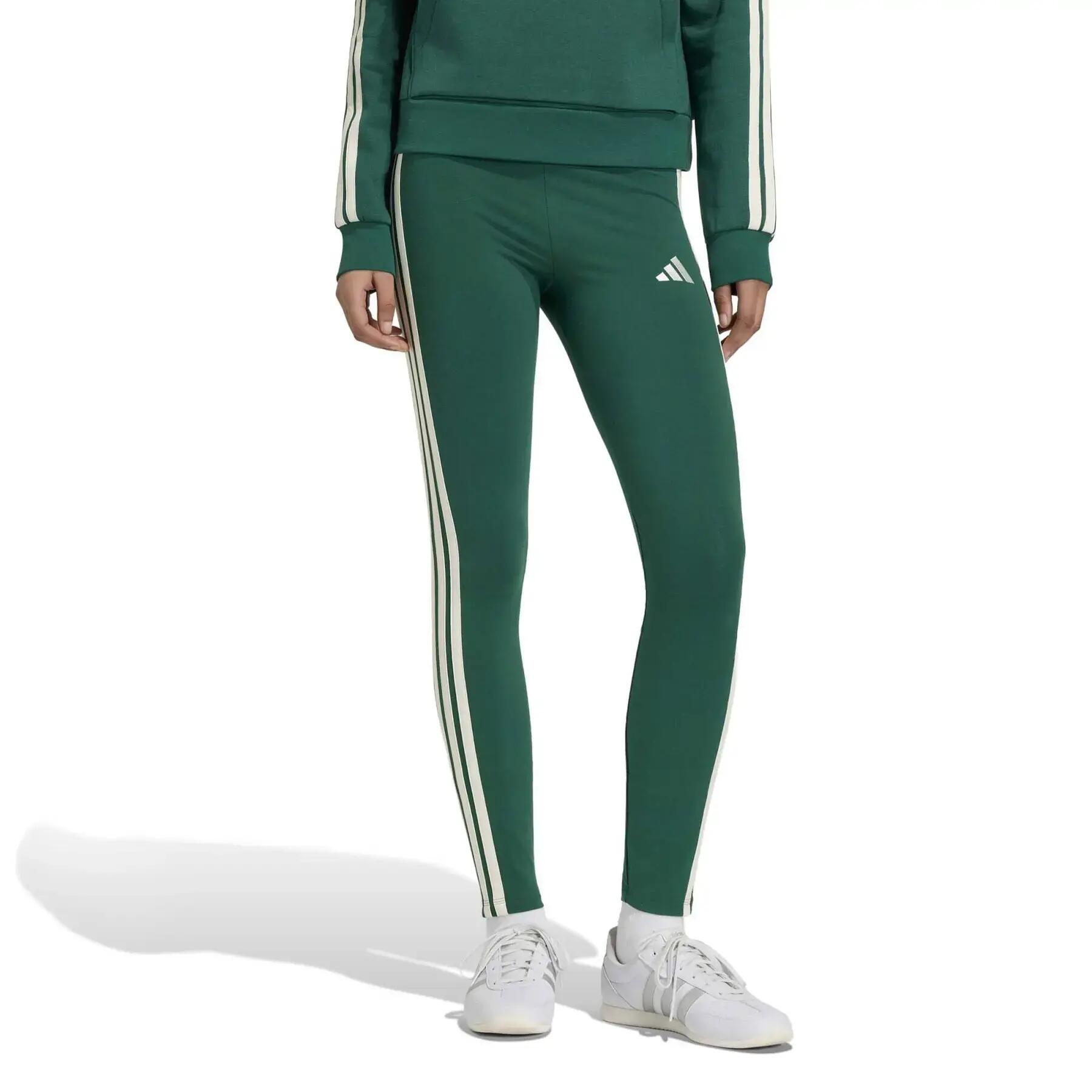Leggings donna in cotone adidas Essentials 3-Stripes 2/6