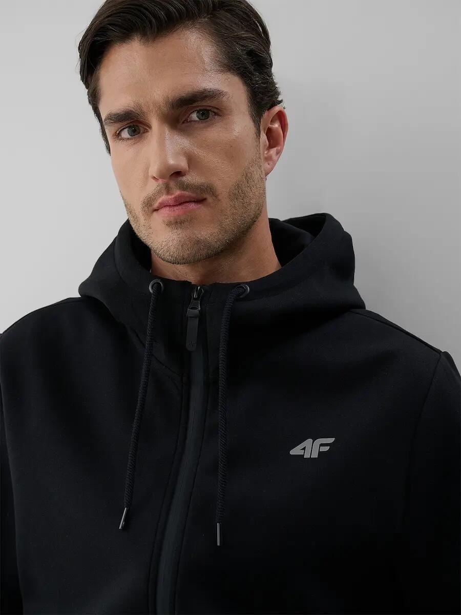 Bluza dresowa regular z kapturem męska 4F 4/7