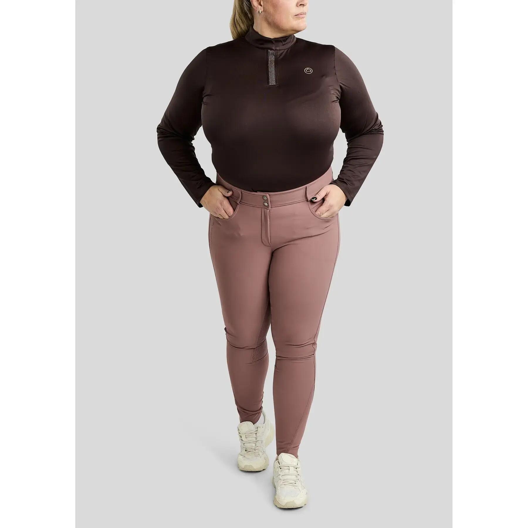 Pantalon équitation full grip taille haute femme Montar Ess Megan Vol 2 Curve 4/4