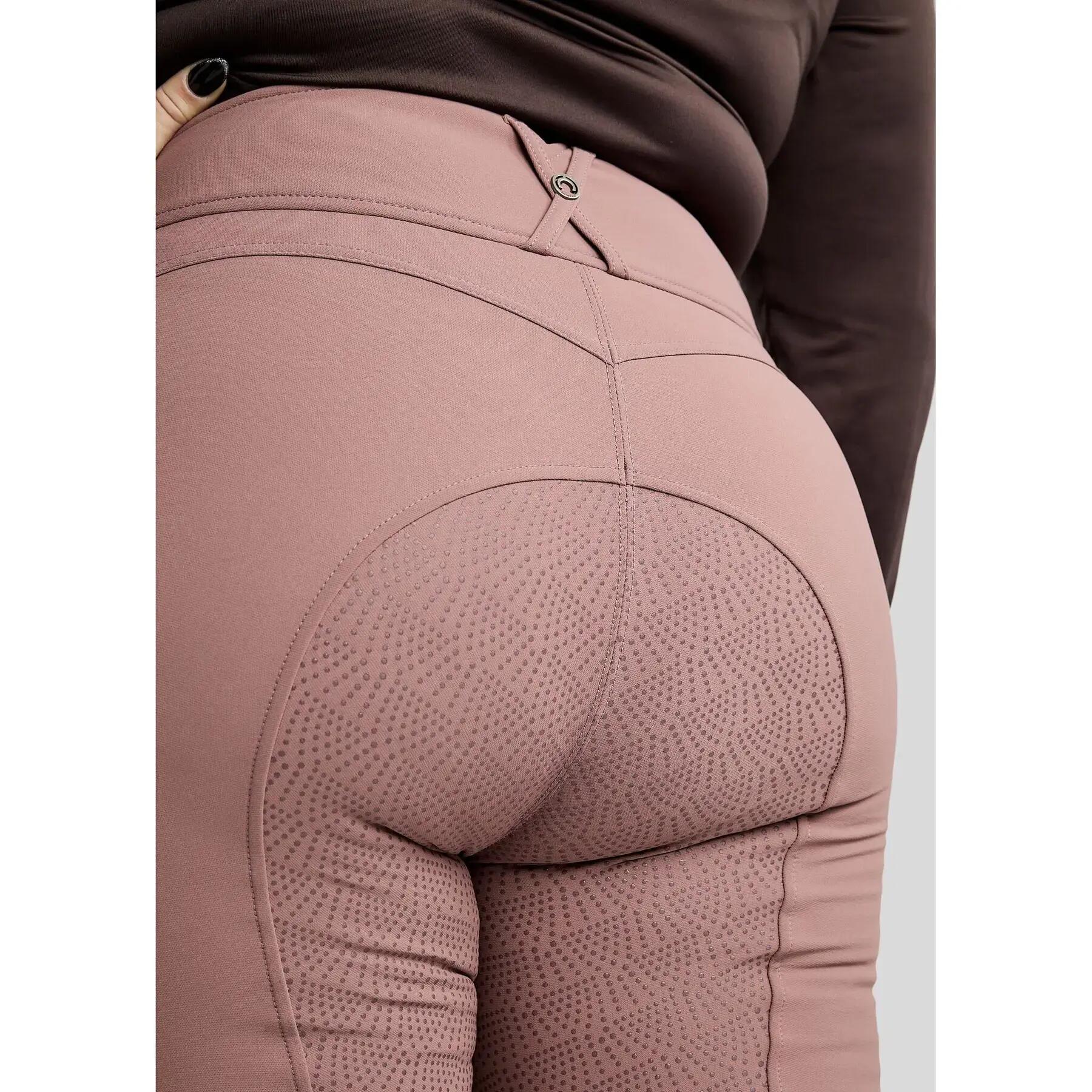 Pantalon équitation full grip taille haute femme Montar Ess Megan Vol 2 Curve 3/4